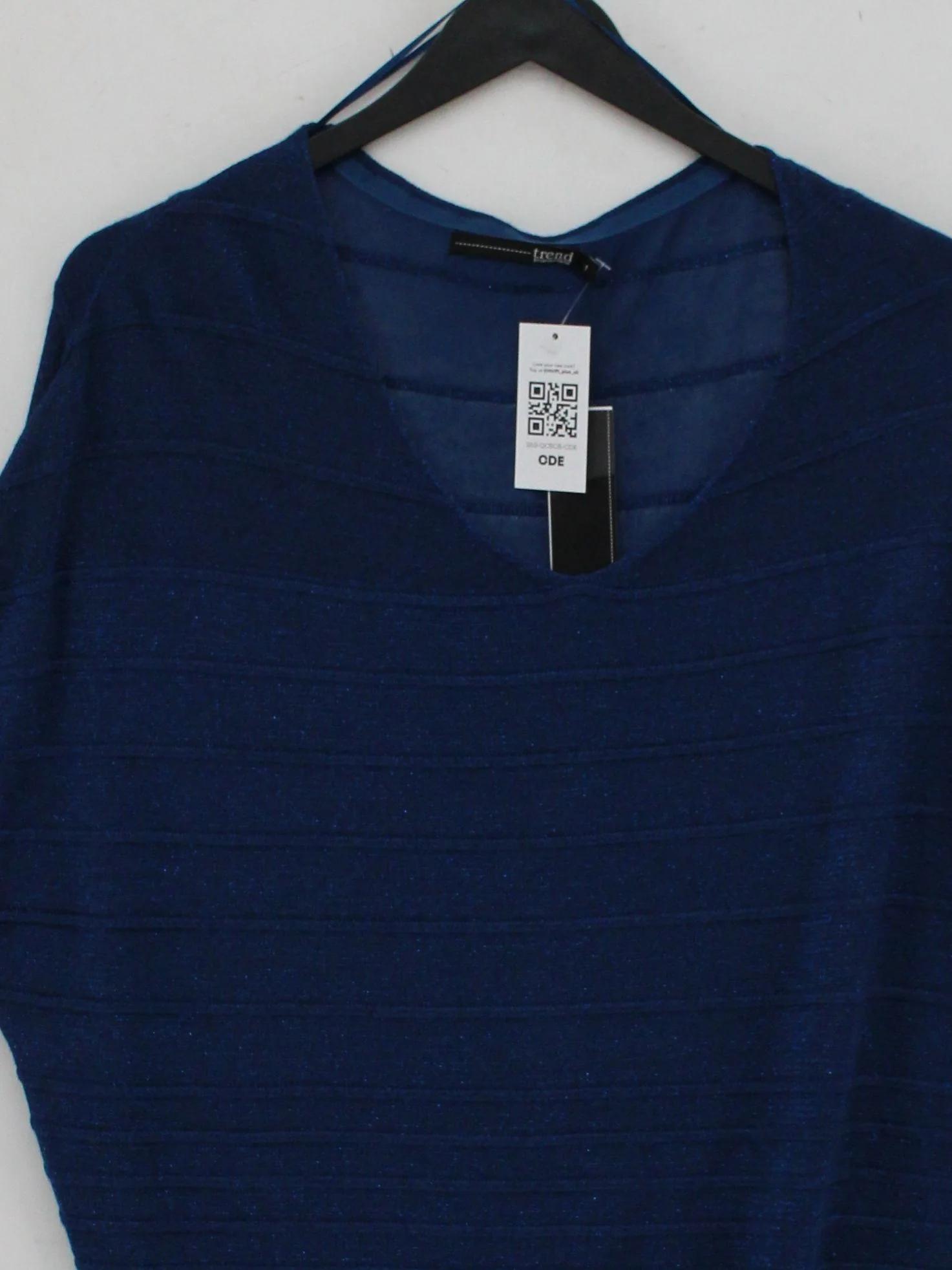 Trend By Captain Tortue Women's Jumper M Blue Viscose - Image 3