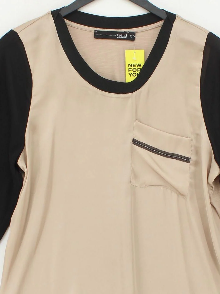 Trend By Captain Tortue Women's Top L Multi Polyester with Elastane Basic - Image 3