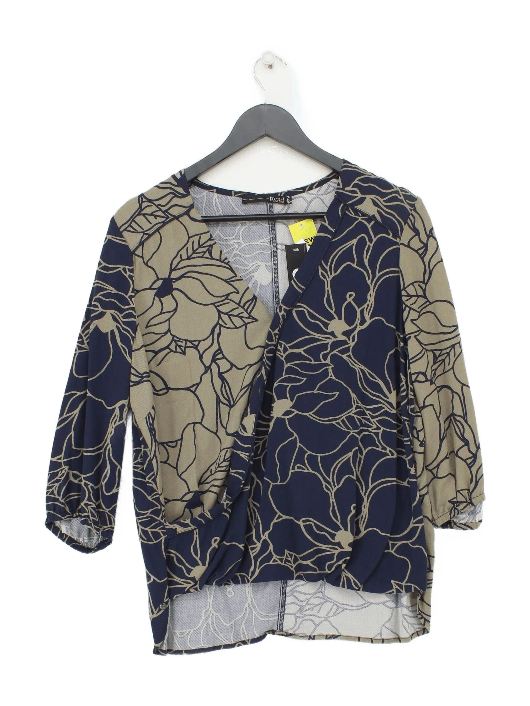 Trend By Captain Tortue Women's Top M Multi 100% Viscose Basic
