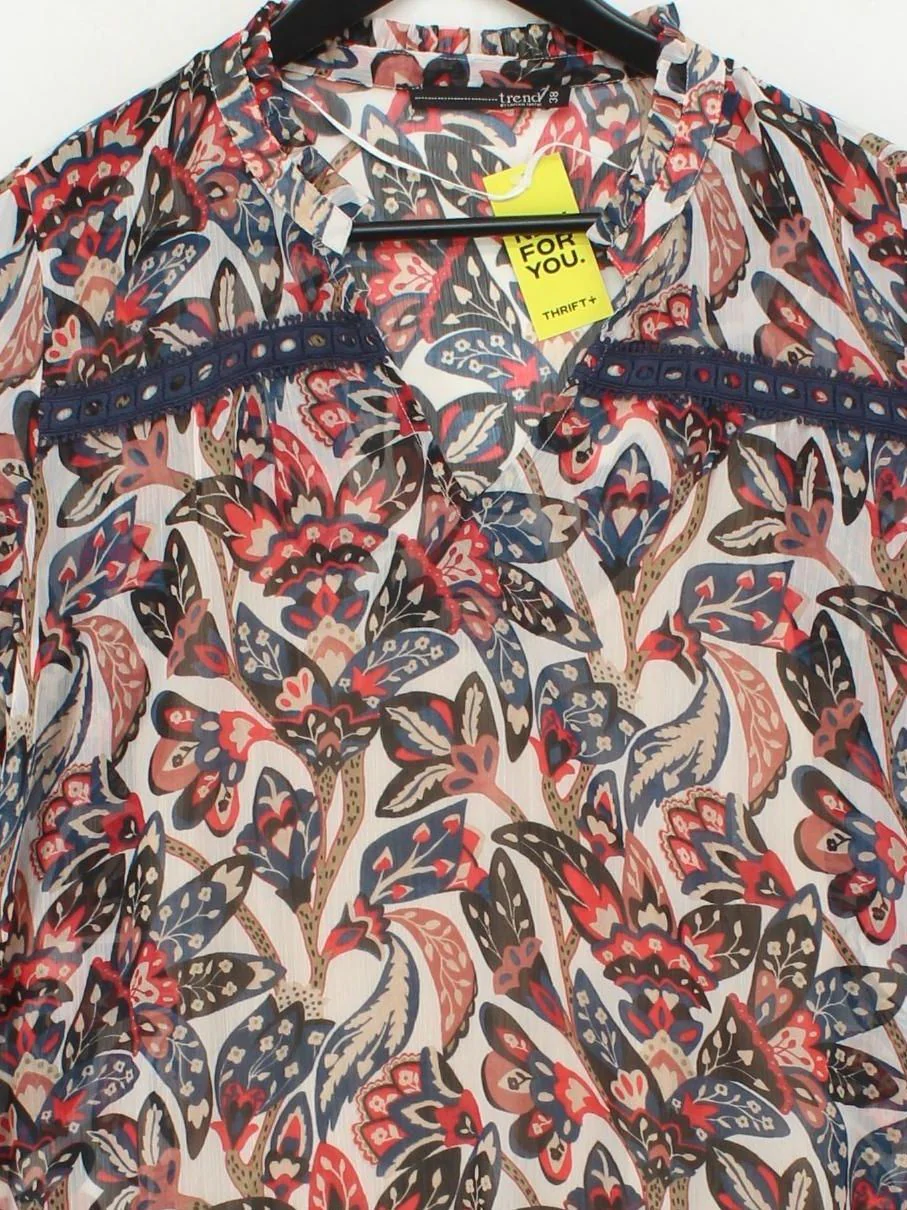 Trend By Captain Tortue Women's Top S Multi 100% Polyester Basic - Image 3