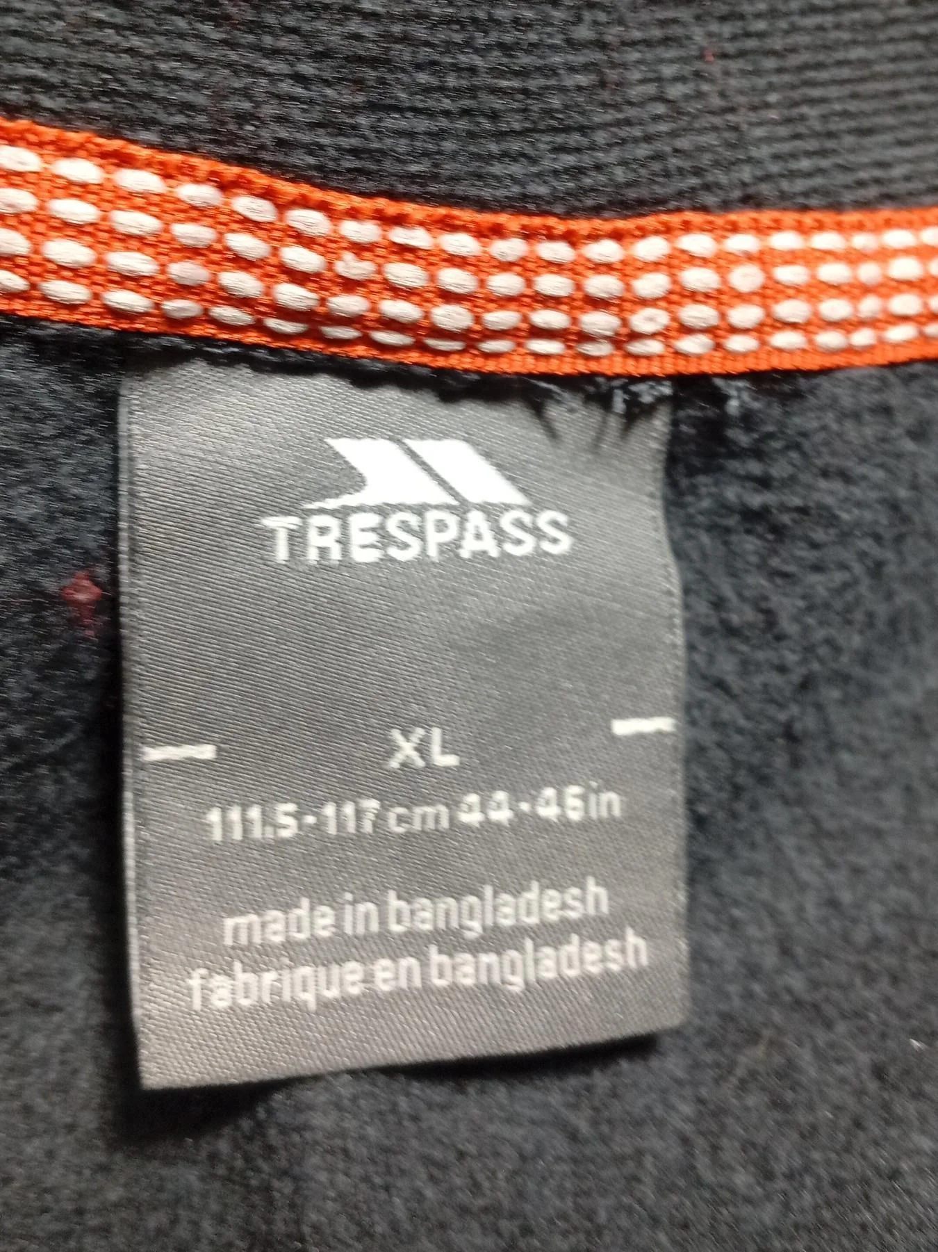 Trespass Men's Jumper XL Grey 100% Polyester Mock Neck Pullover - Image 5