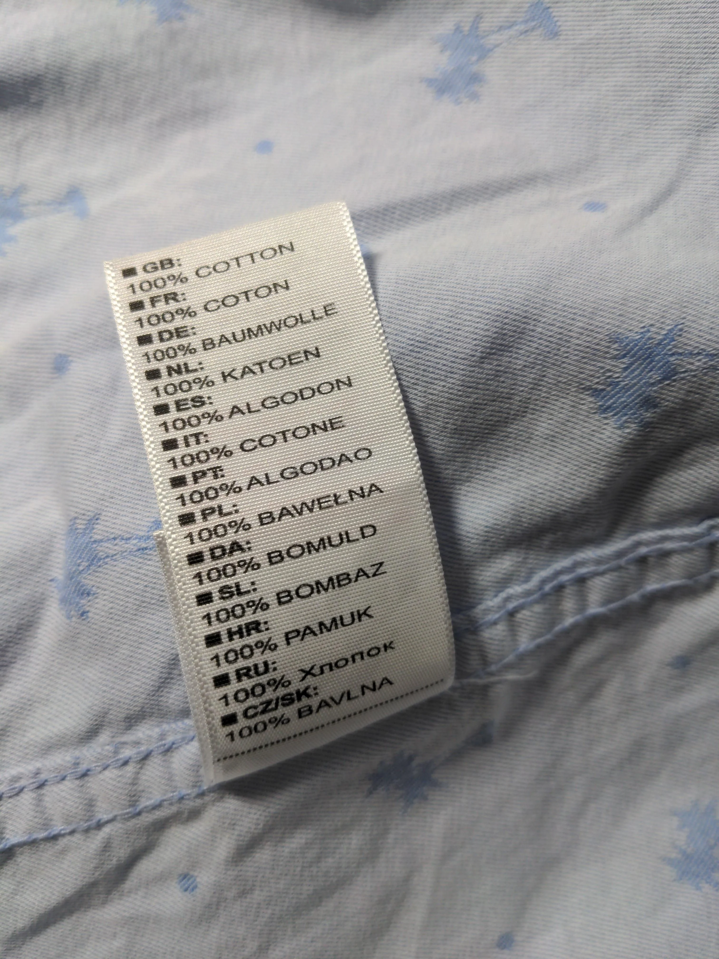 Trespass Men's Shirt XL Blue Graphic 100% Cotton Basic - Image 6