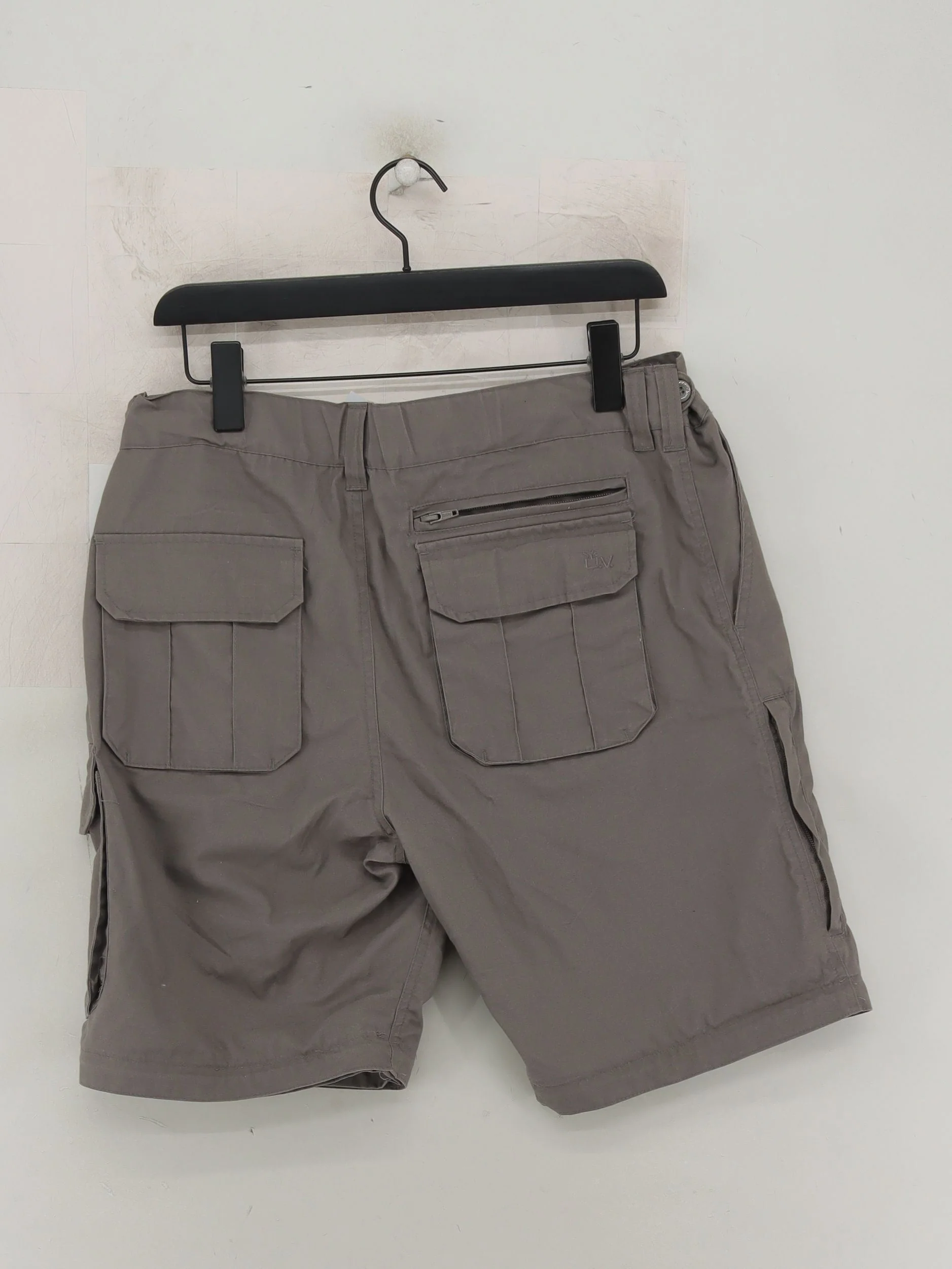 Trespass Men's Shorts S Grey Polyester with Cotton Cargo - Image 2