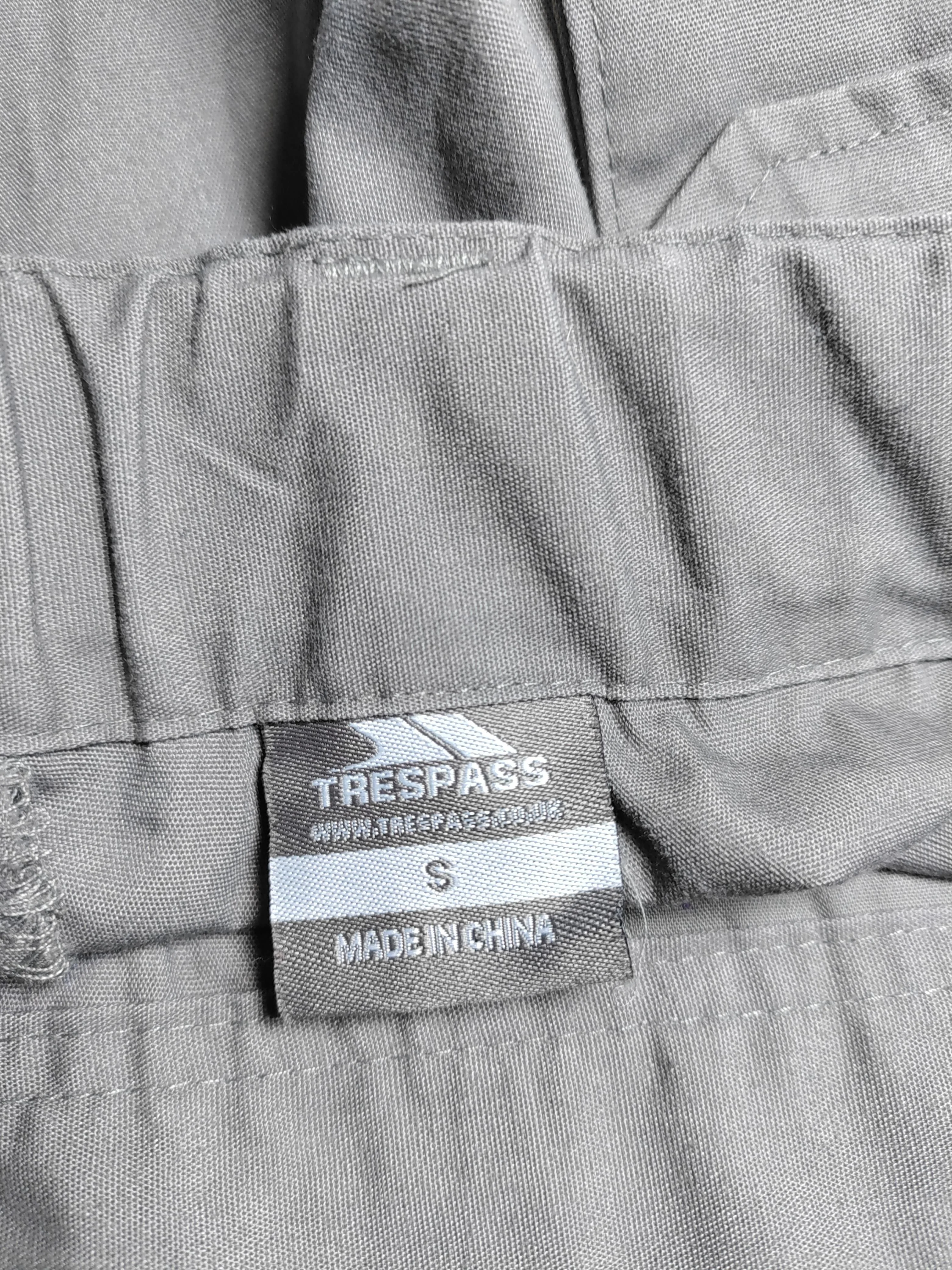 Trespass Men's Shorts S Grey Polyester with Cotton Cargo - Image 5