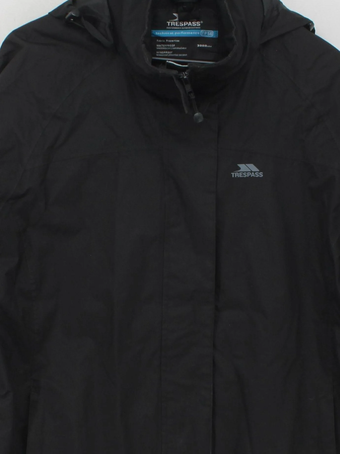 Trespass Windbreaker jacket black - Image 3