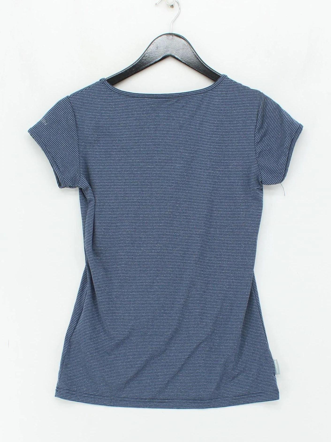 Trespass Women's T-Shirt XS Blue Striped Polyester with Elastane Basic - Image 2
