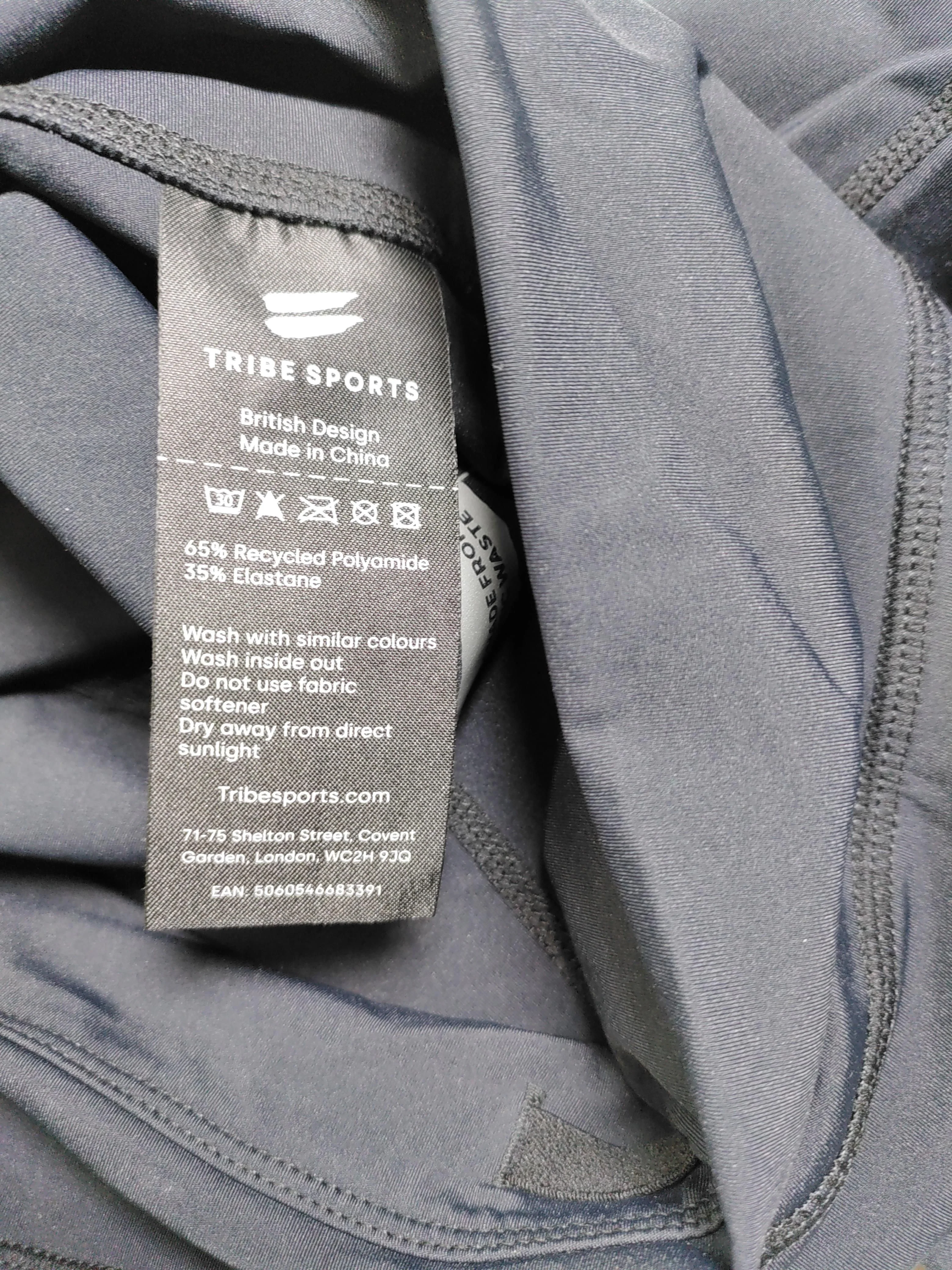 Tribe Sports Women's Sports Bottoms L Black Polyamide with Elastane Sweatpants - Image 6
