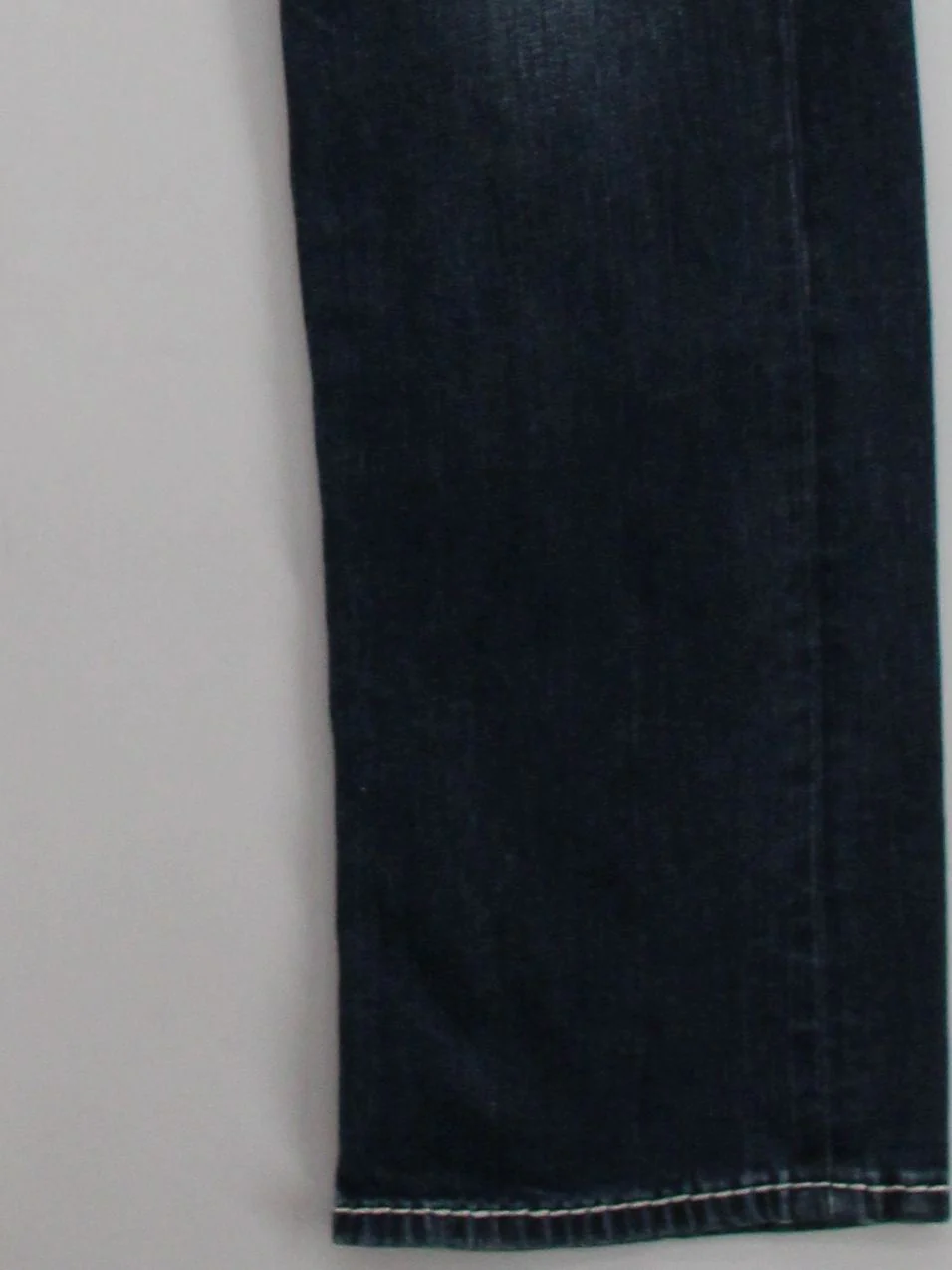 True Religion Men's Jeans S Blue Cotton with Elastane Straight - Image 4