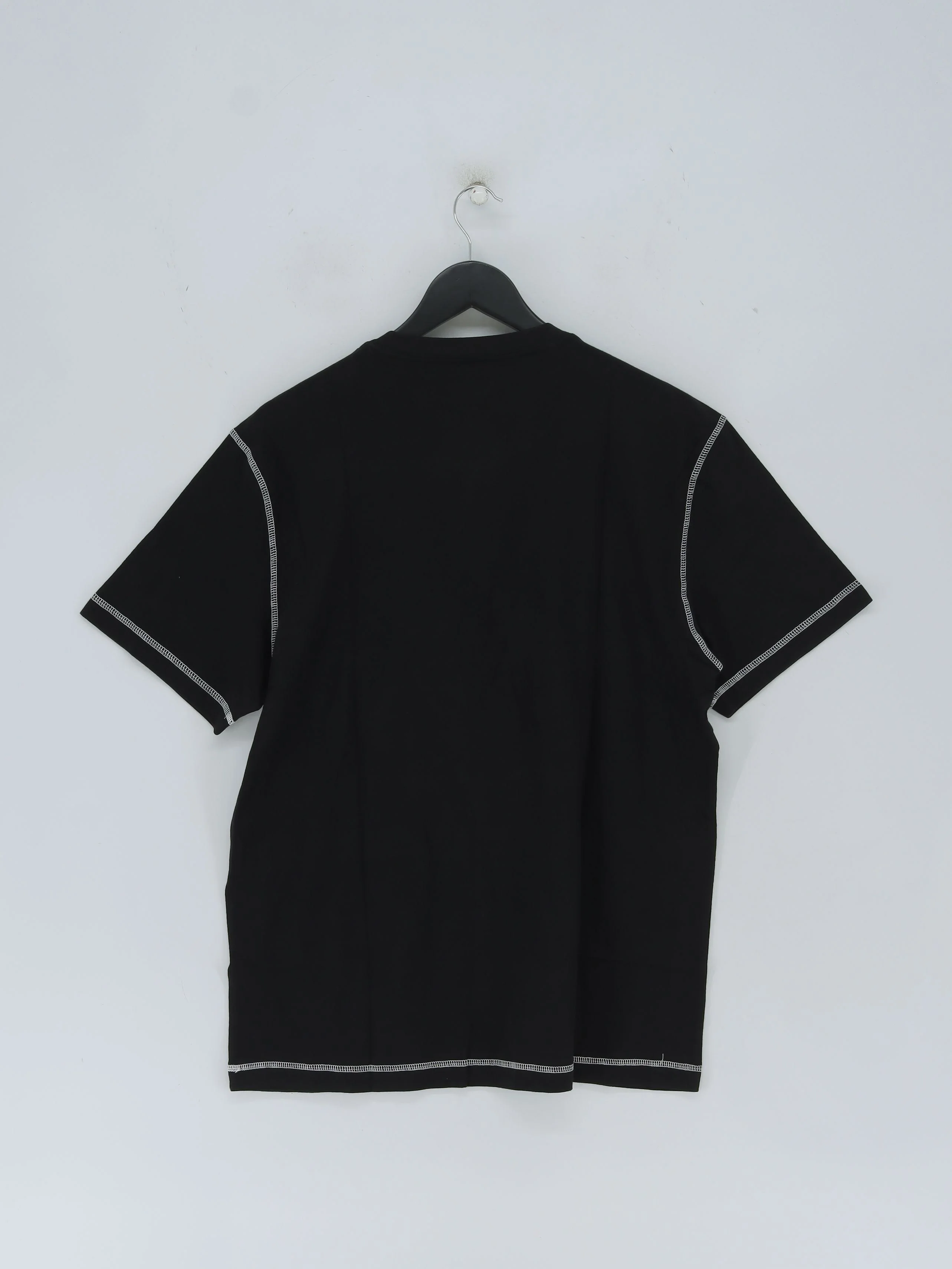 True Religion Men's T-Shirt L Black Graphic 100% Cotton Basic New with tags - Image 2