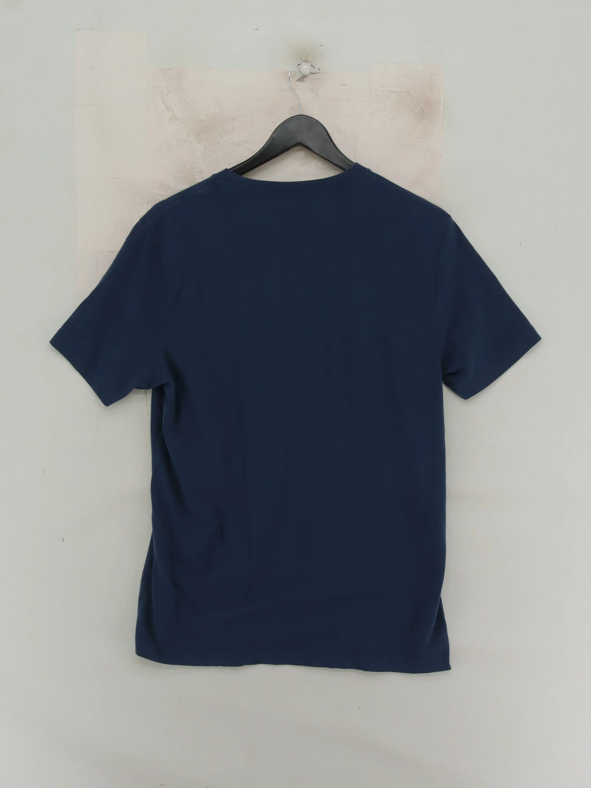 True Religion Men's T-Shirt M Blue Graphic Cotton with Polyester Basic - Image 2
