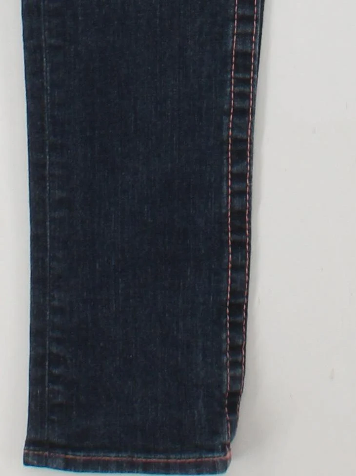 True Religion Women's Jeans W 25 in Blue Cotton with Polyester, Spandex Skinny - Image 4