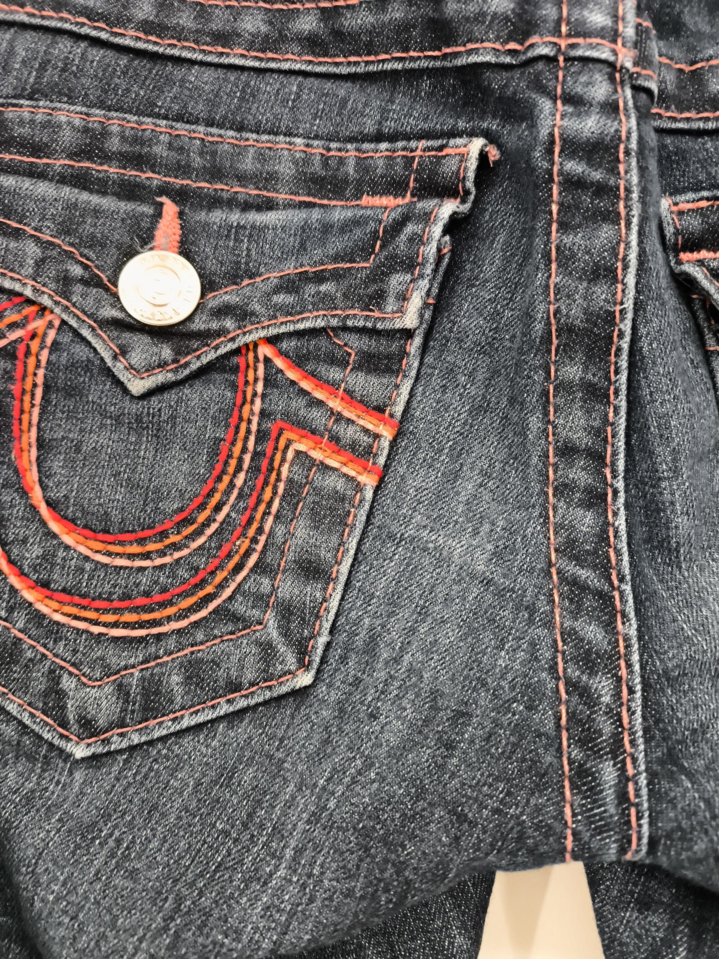 True Religion Women's Jeans W 25 in Blue Cotton with Polyester, Spandex Skinny - Image 5
