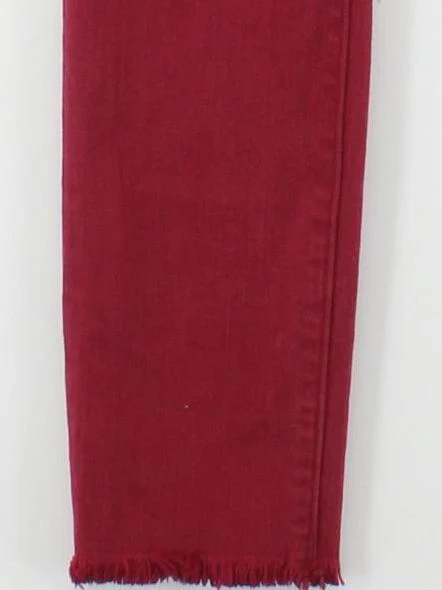 True Religion Women's Jeans W 27 in Red 100% Cotton Skinny - Image 4