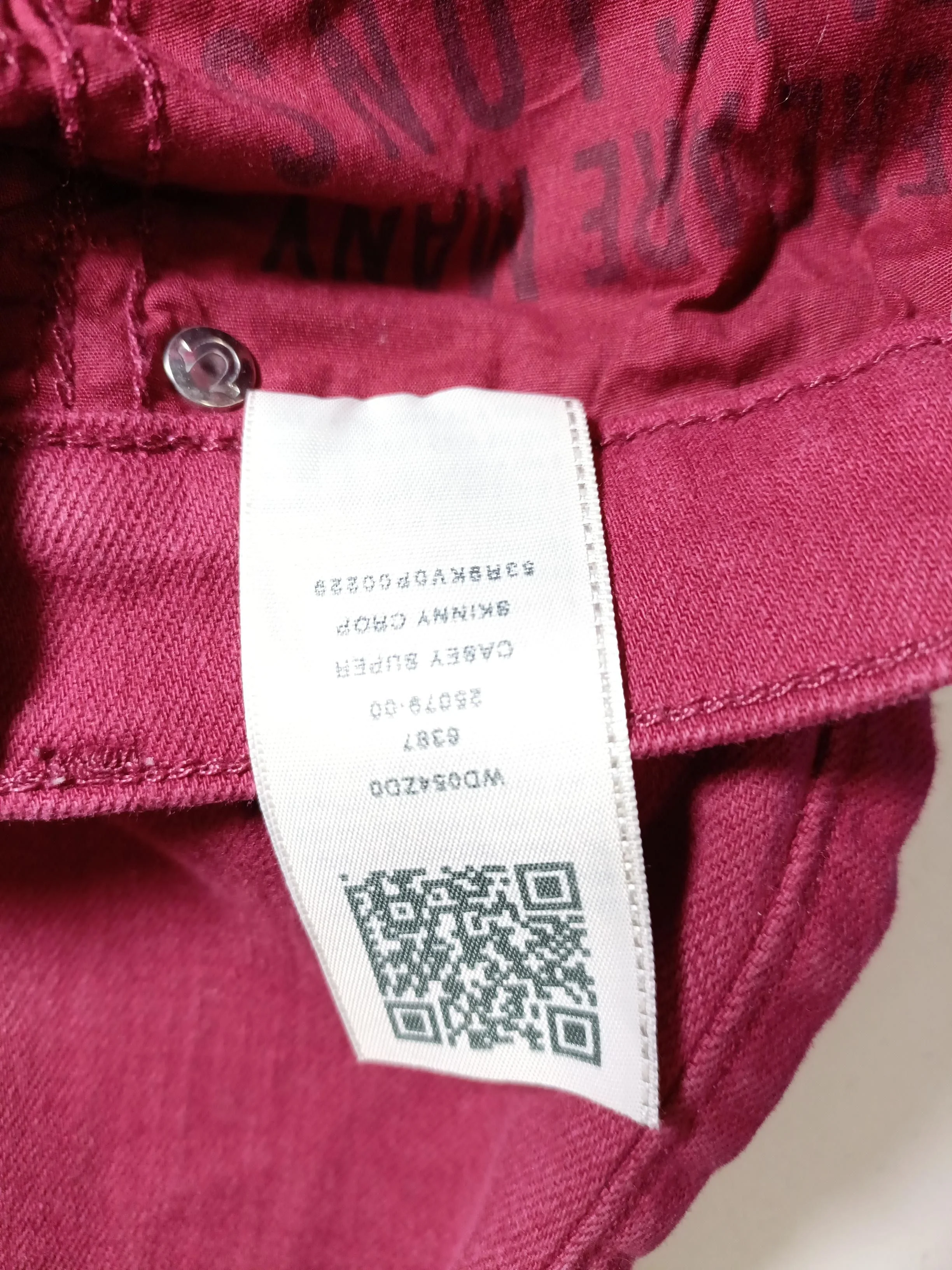 True Religion Women's Jeans W 27 in Red 100% Cotton Skinny - Image 6