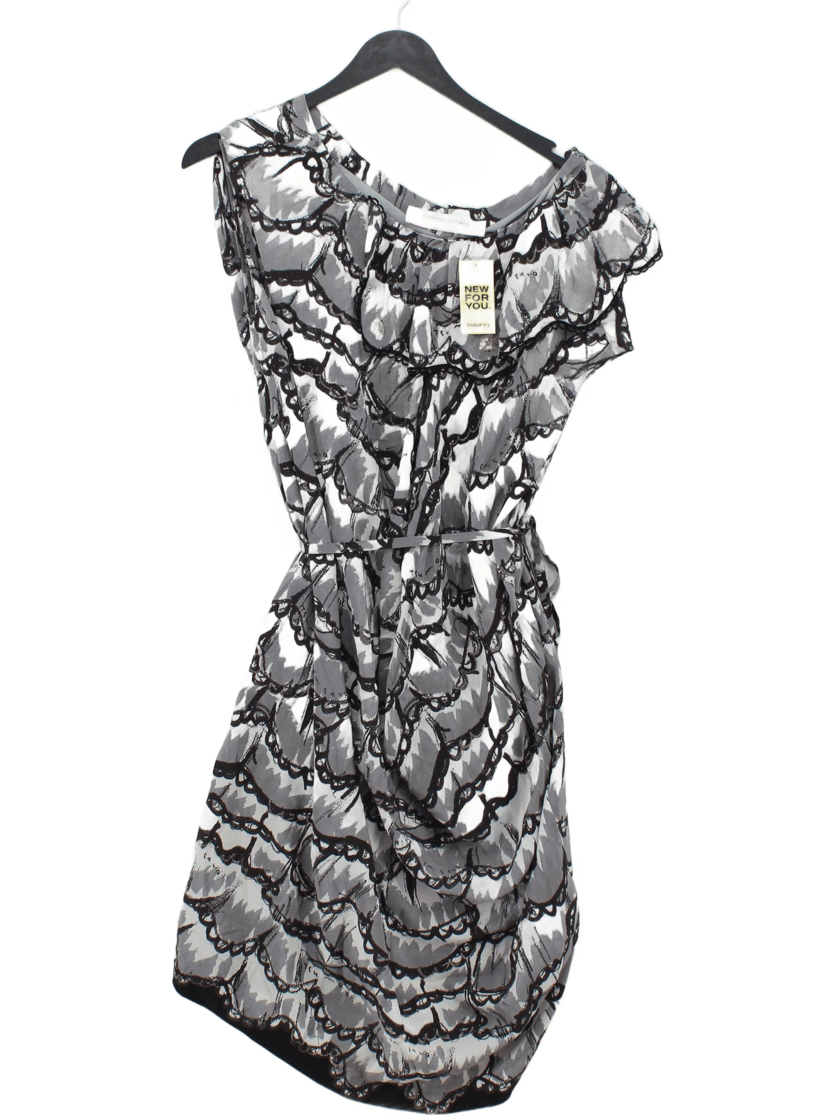 Tsumori Chisato T-Shirt Mini Dress M in Grey