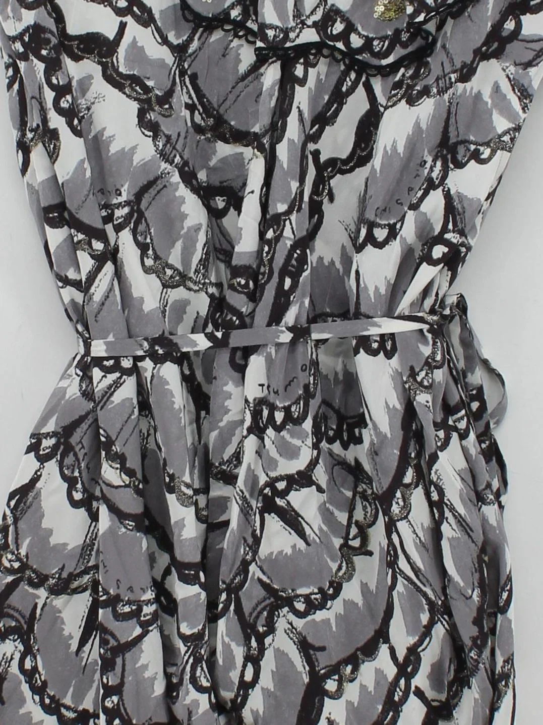 Tsumori Chisato T-Shirt Mini Dress M in Grey - Image 3