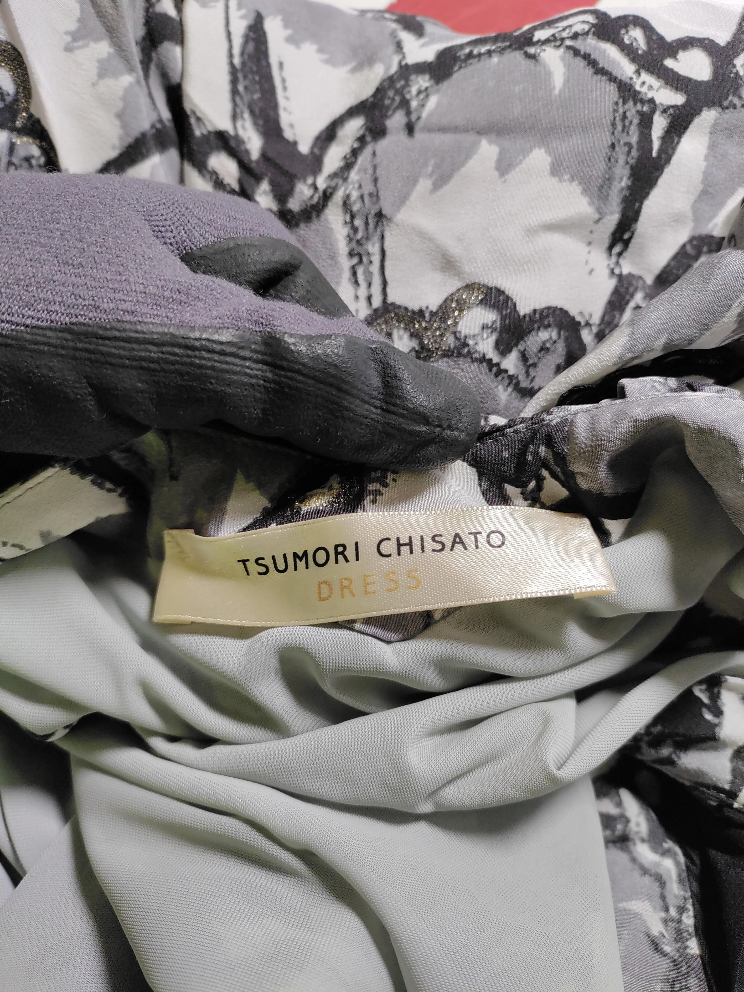 Tsumori Chisato T-Shirt Mini Dress M in Grey - Image 5