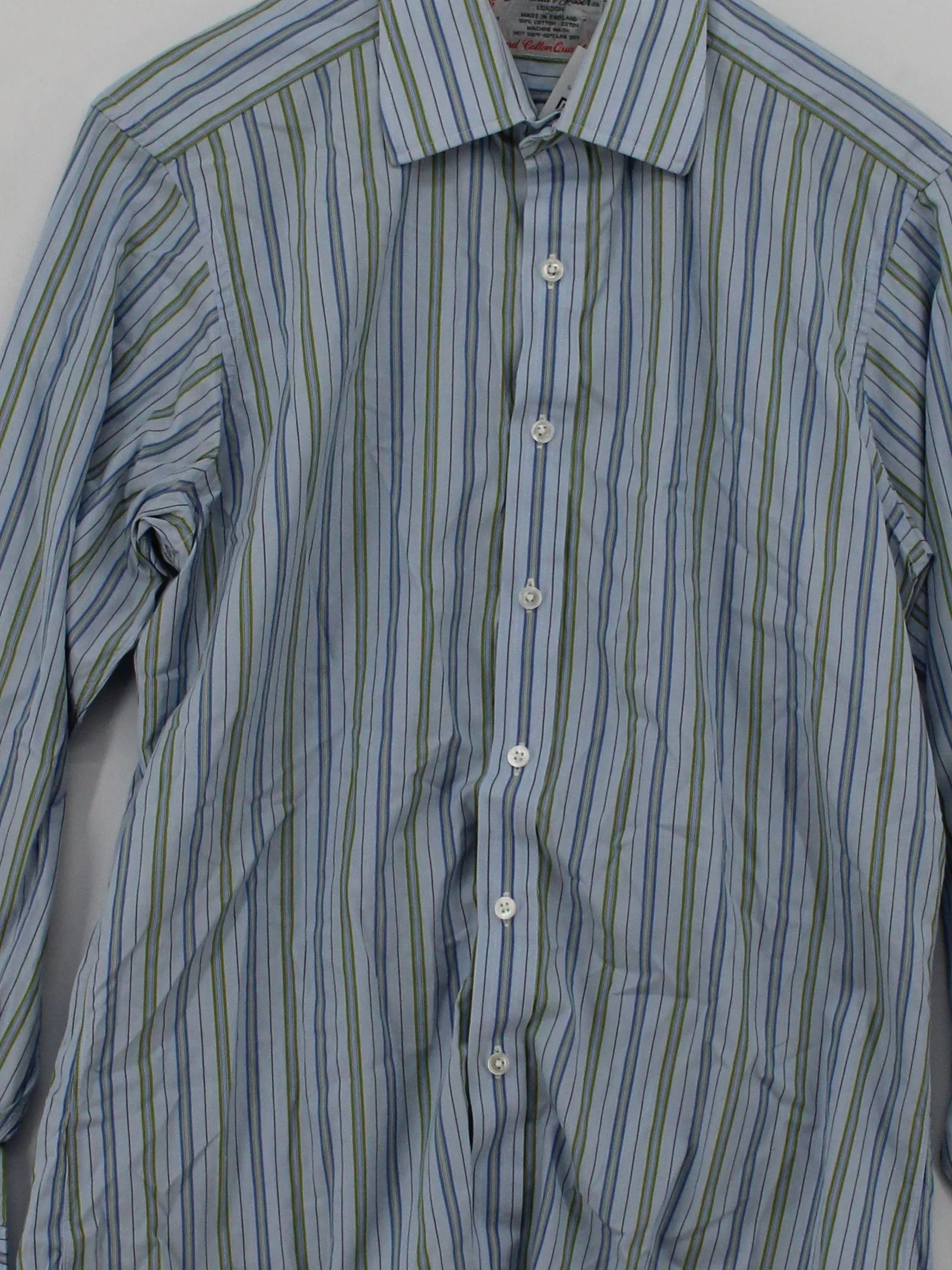 Turnbull & Asser Men's Shirt M Multi Striped 100% Cotton Basic - Image 3