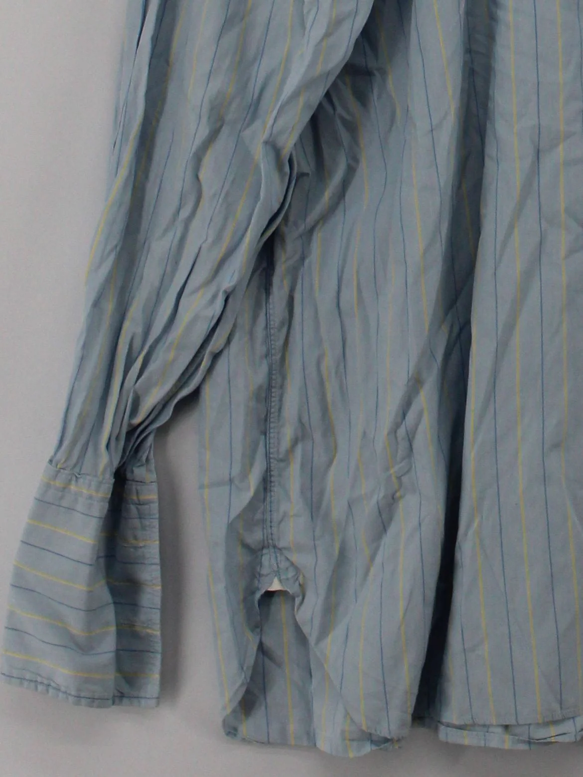 Turnbull & Asser Men's Shirt XL Blue Striped 100% Cotton Basic - Image 4
