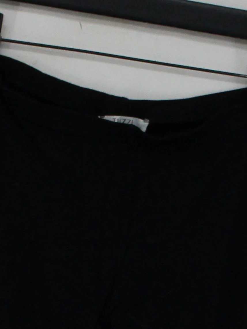 Tuzzi Women's Leggings M Black Viscose with Elastane Capri - Image 3