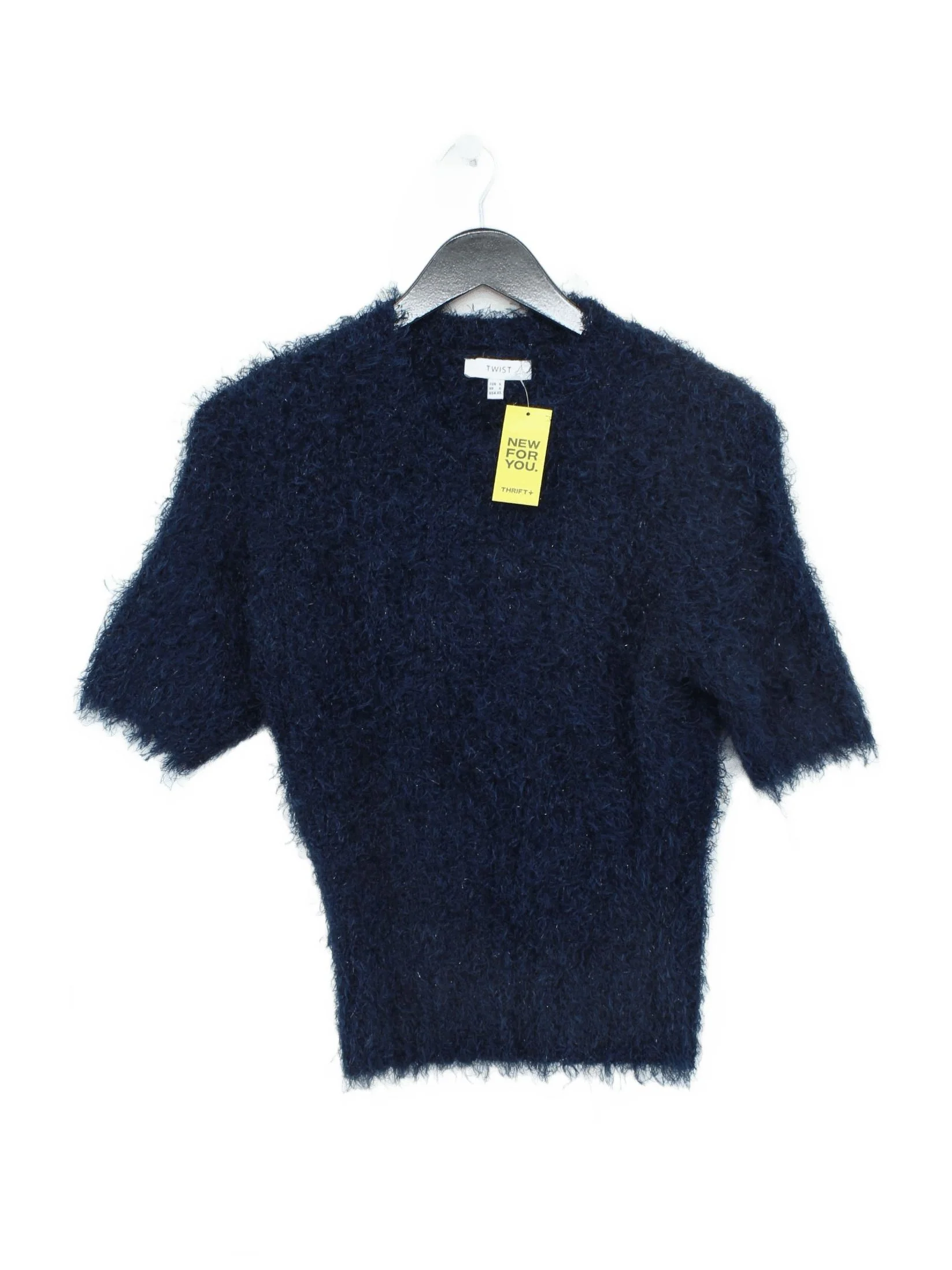 Twist Women's Jumper S Blue 100% Other Round Neck Pullover