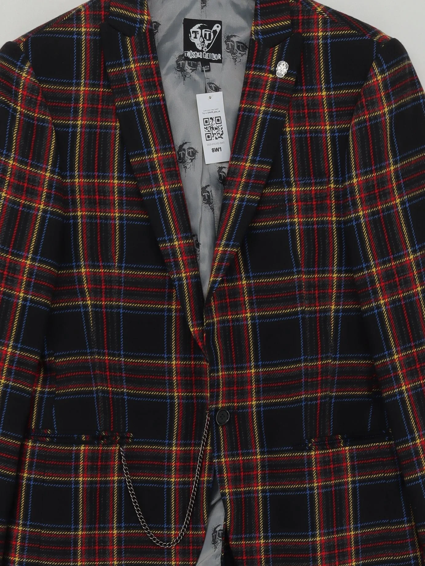 Twisted Tailor Men's Two Piece Suit Chest: 38 in Multi 100% Other 2 Piece - Image 3