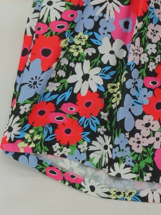 Twisted Wunder Women's Shorts UK 14 Multi Floral 100% Other Sweat - Image 4