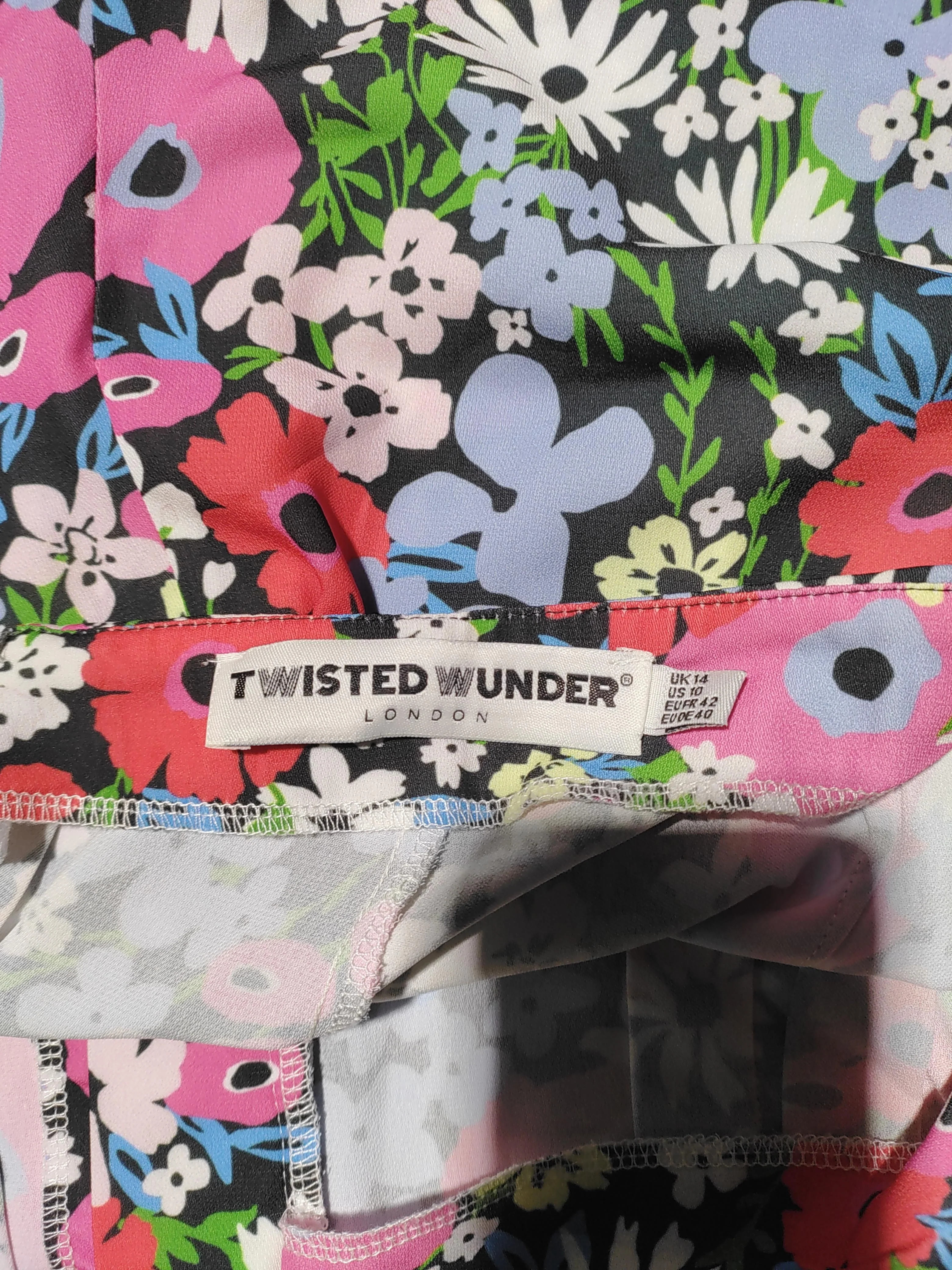 Twisted Wunder Women's Shorts UK 14 Multi Floral 100% Other Sweat - Image 5