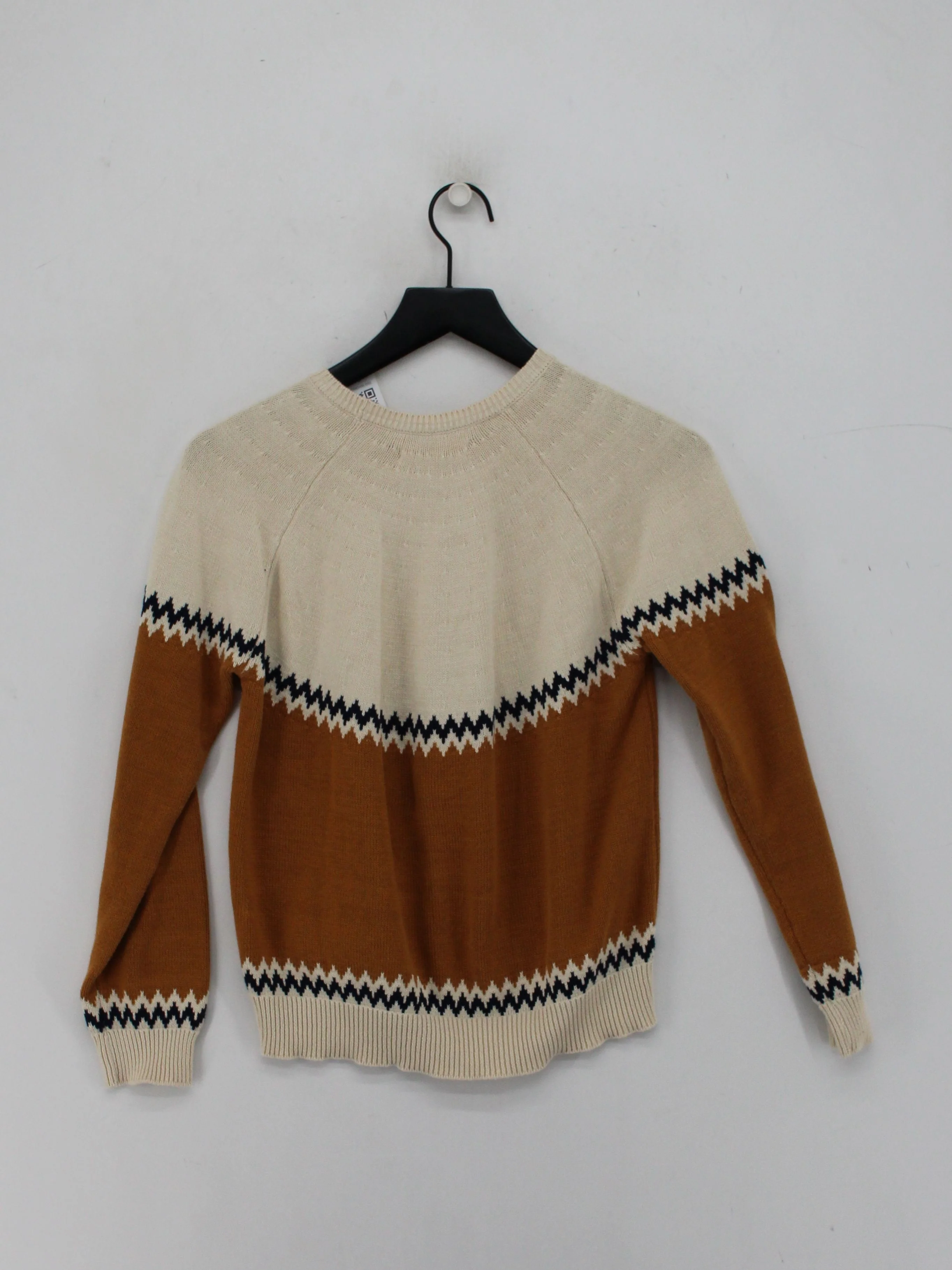 TWOTHIRDS Men's Jumper S Multi Geometric 100% Cotton Round Neck Pullover - Image 2