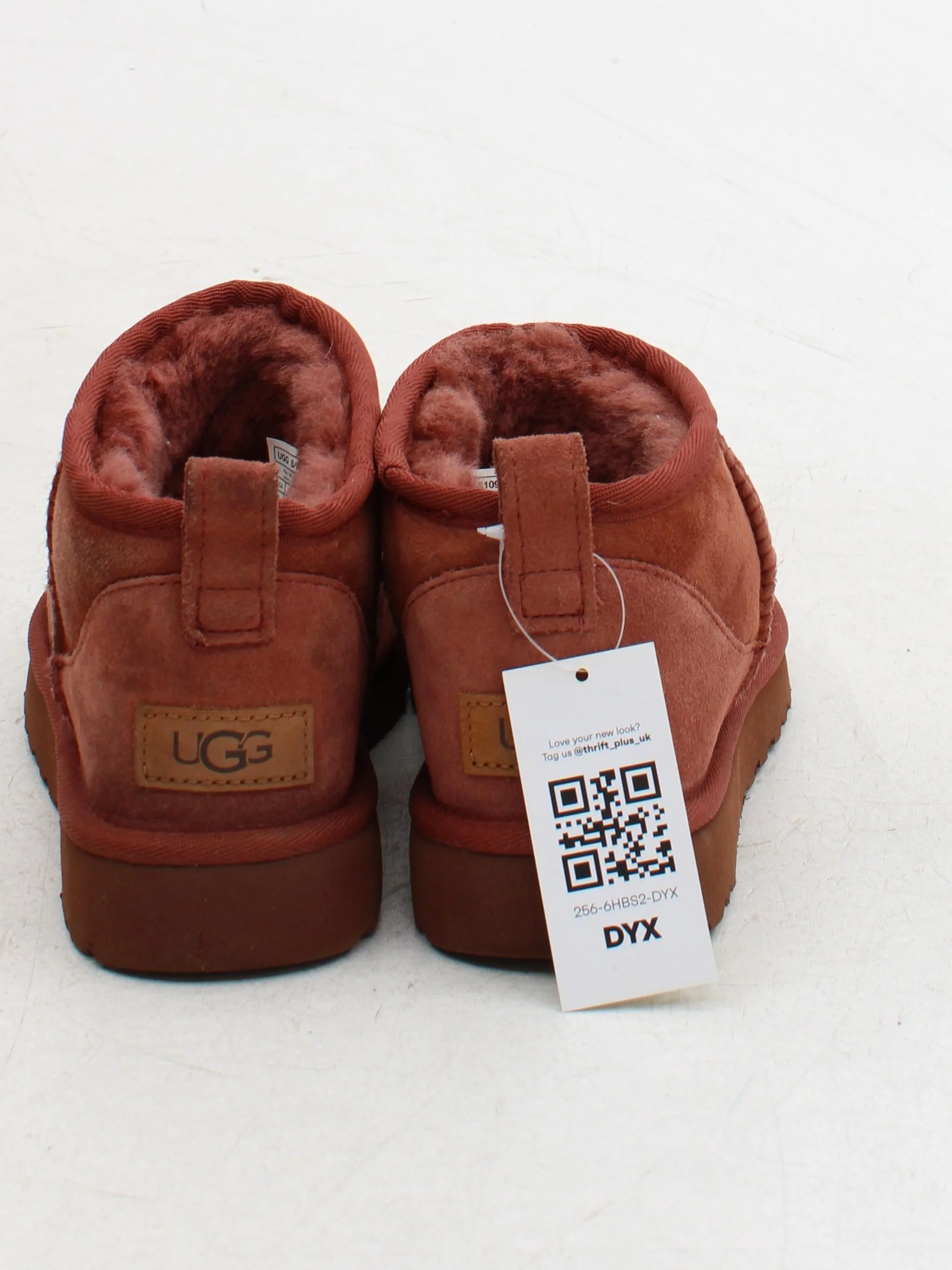 UGG Women's Boots UK 4 Tan Suede with Animal Fur Combat - Image 3