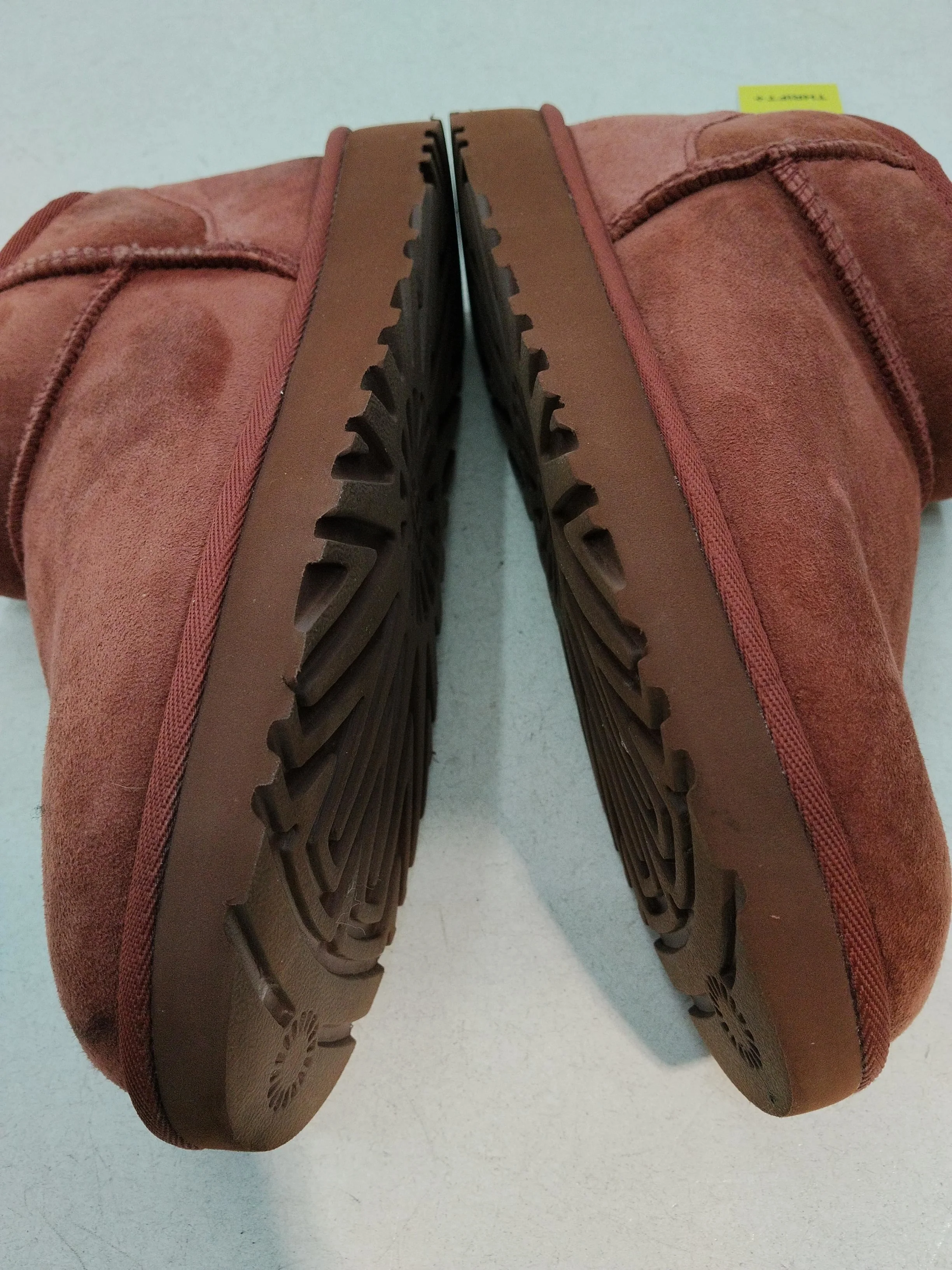 UGG Women's Boots UK 4 Tan Suede with Animal Fur Combat - Image 7