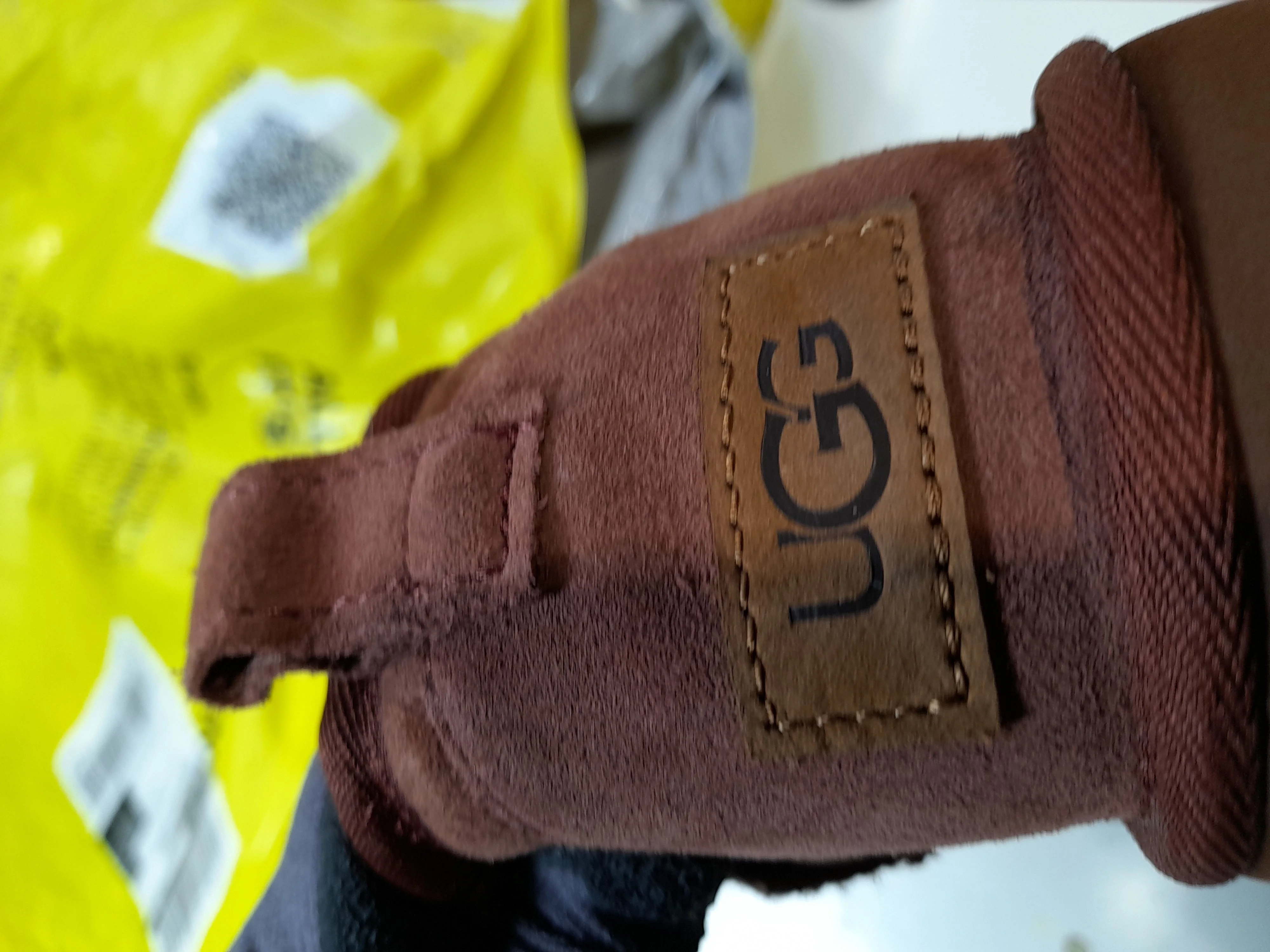 UGG Women's Boots UK 4 Tan Suede with Animal Fur Combat - Image 9