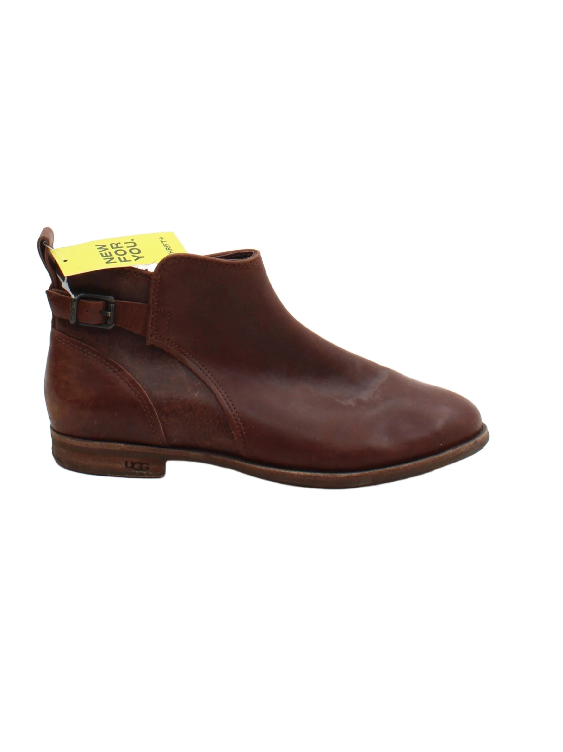 UGG Women's Boots UK 5 Brown Leather with Suede Chelsea