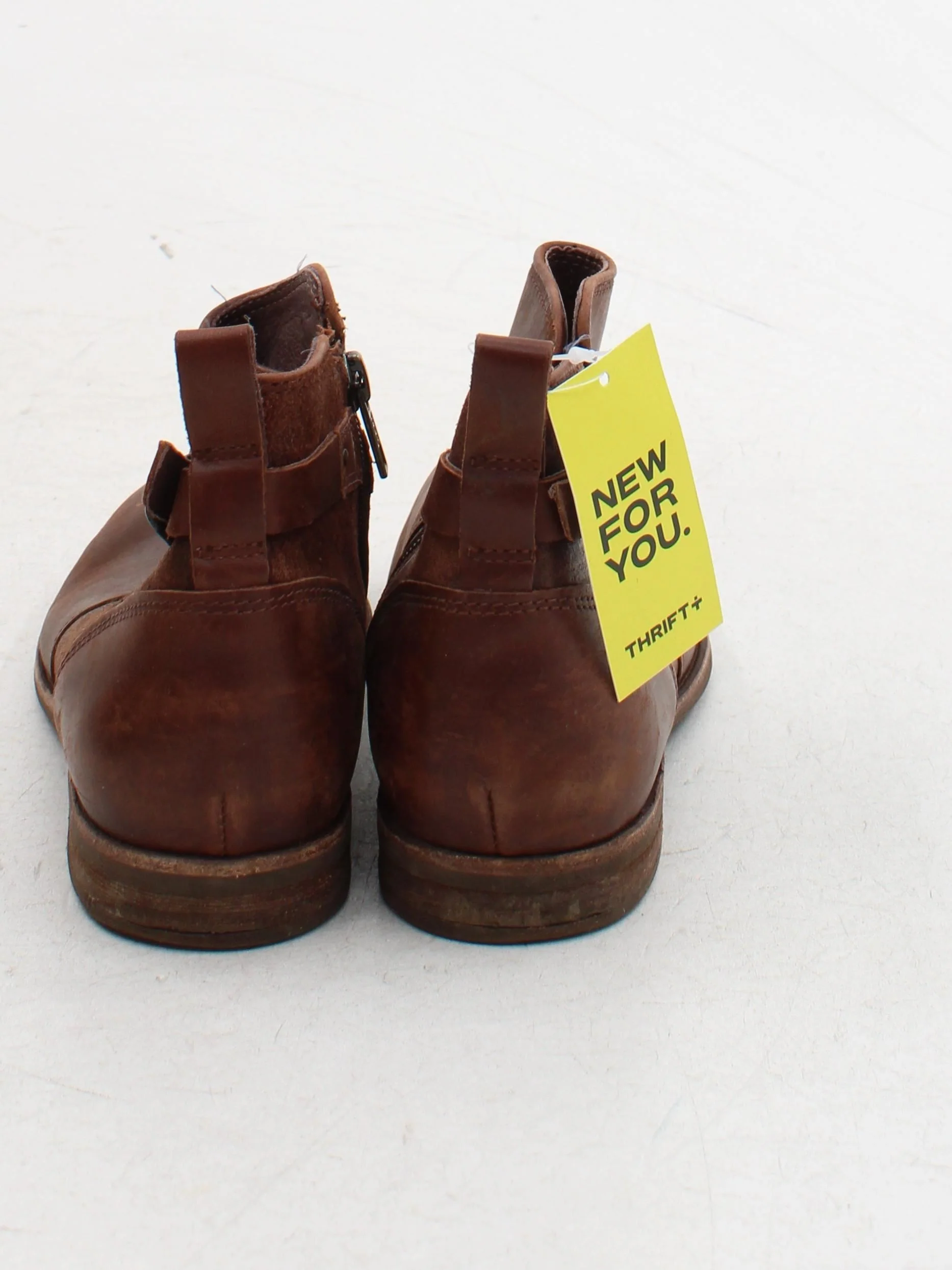 UGG Women's Boots UK 5 Brown Leather with Suede Chelsea - Image 3