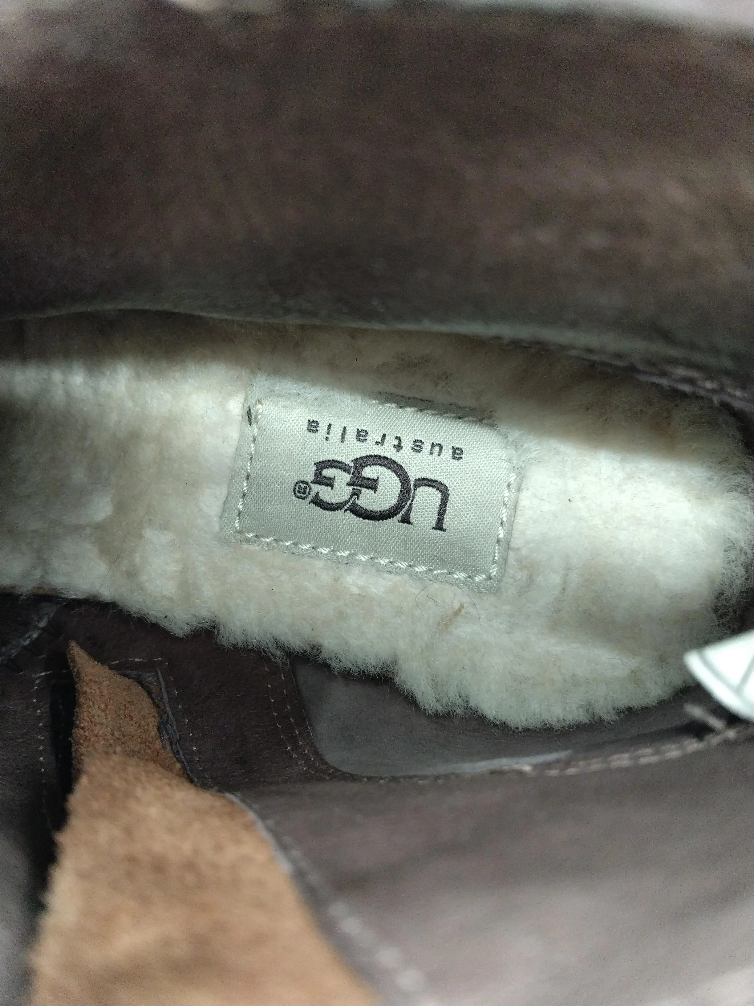UGG Women's Boots UK 5 Brown Leather with Suede Chelsea - Image 6