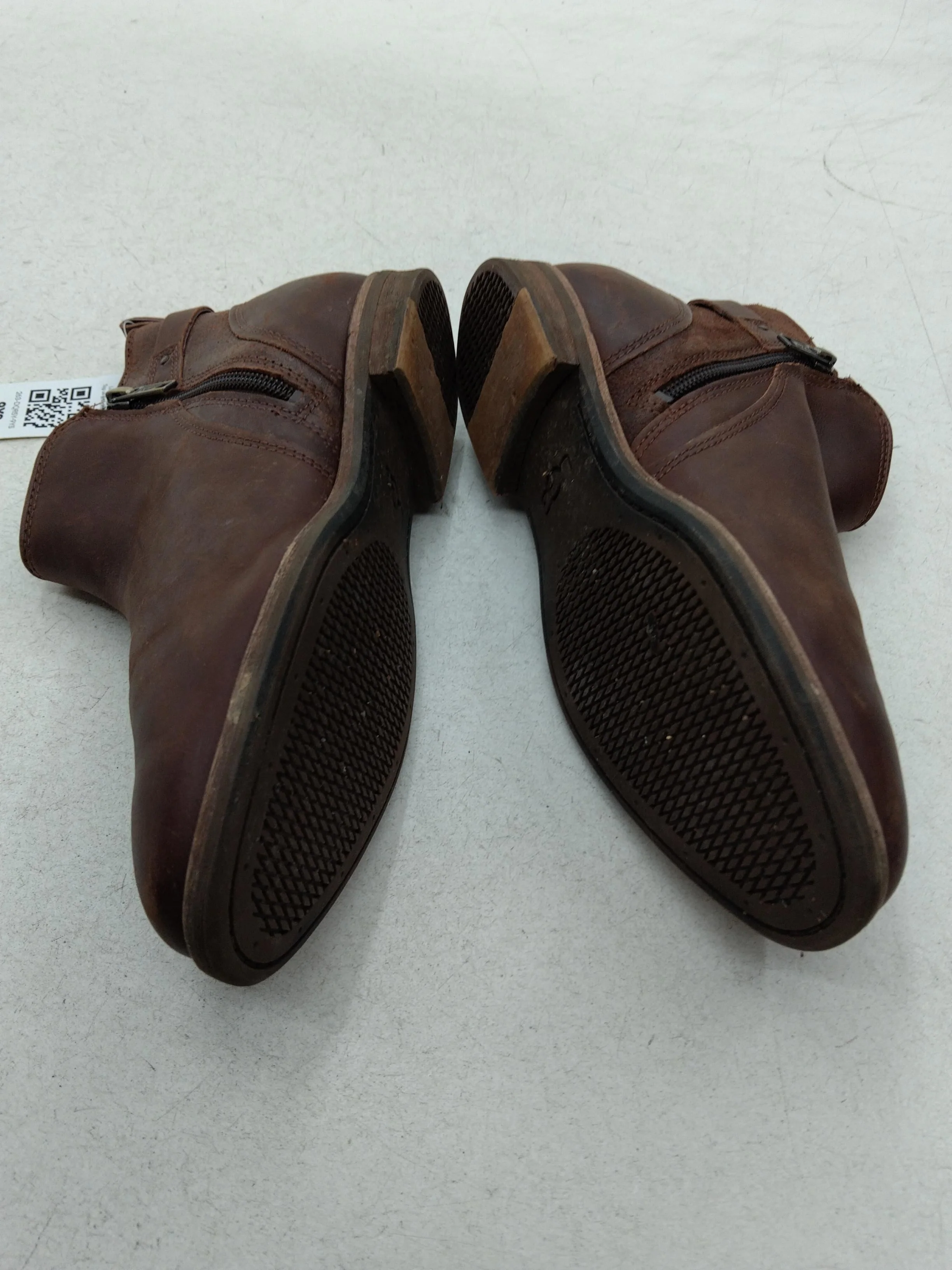 UGG Women's Boots UK 5 Brown Leather with Suede Chelsea - Image 7