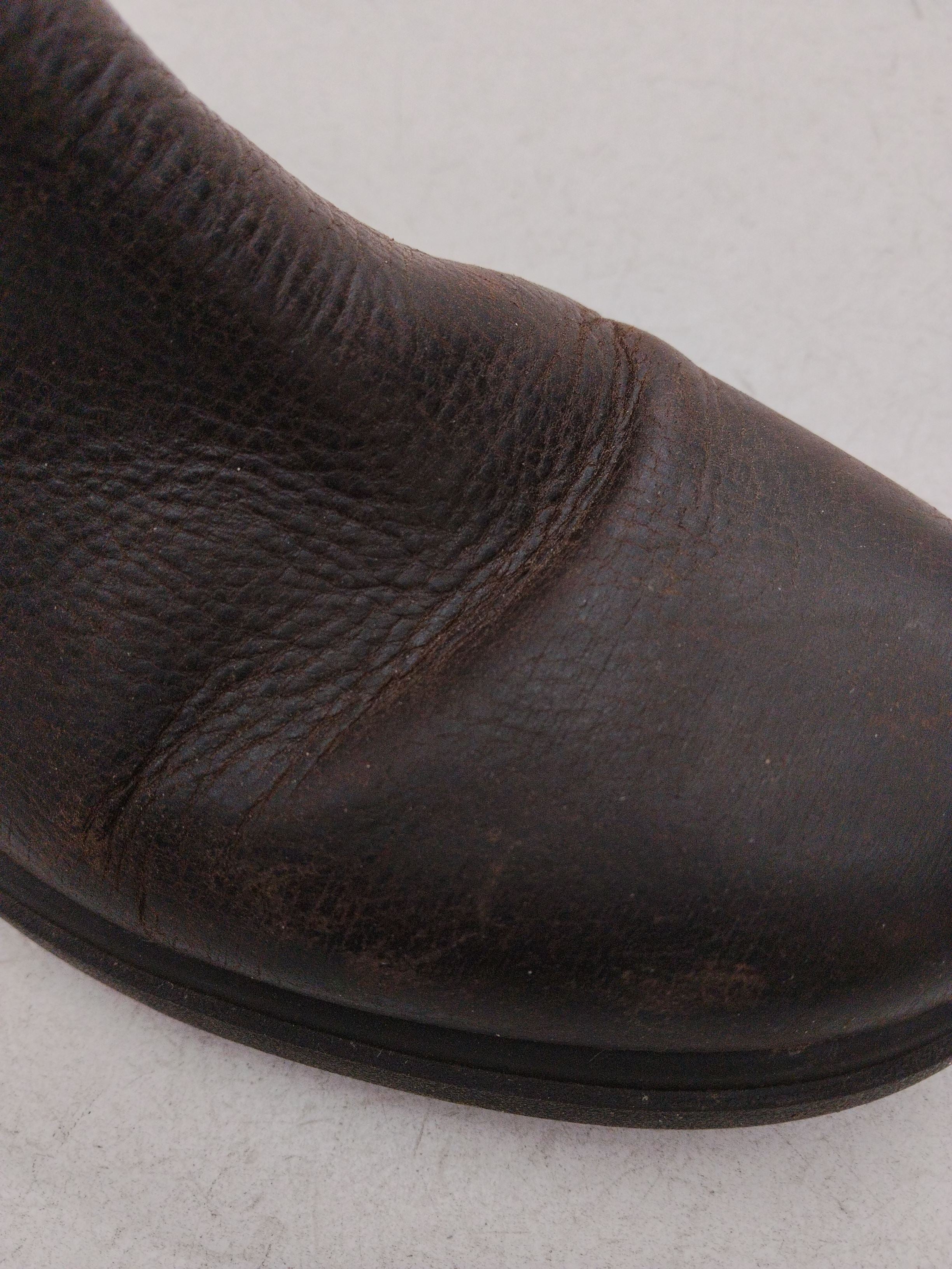 UGG Women's Boots UK 5 Brown Leather with Suede Combat - Image 8