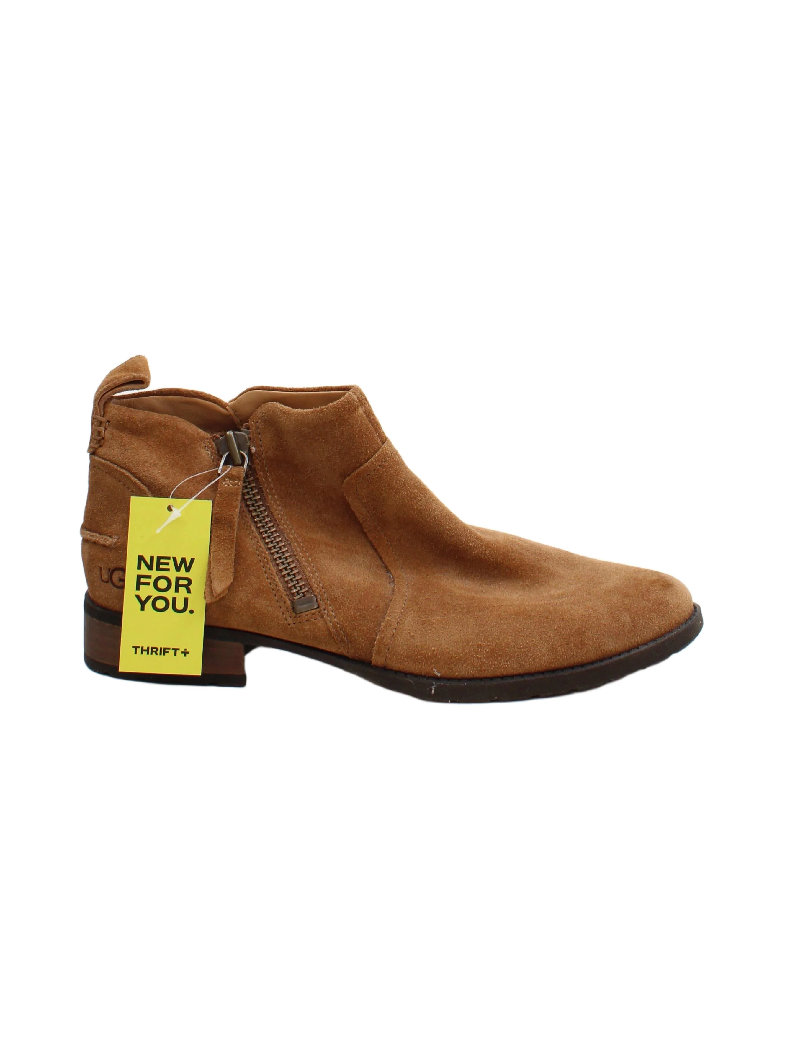 UGG Women's Boots UK 6.5 Tan 100% Suede Chelsea