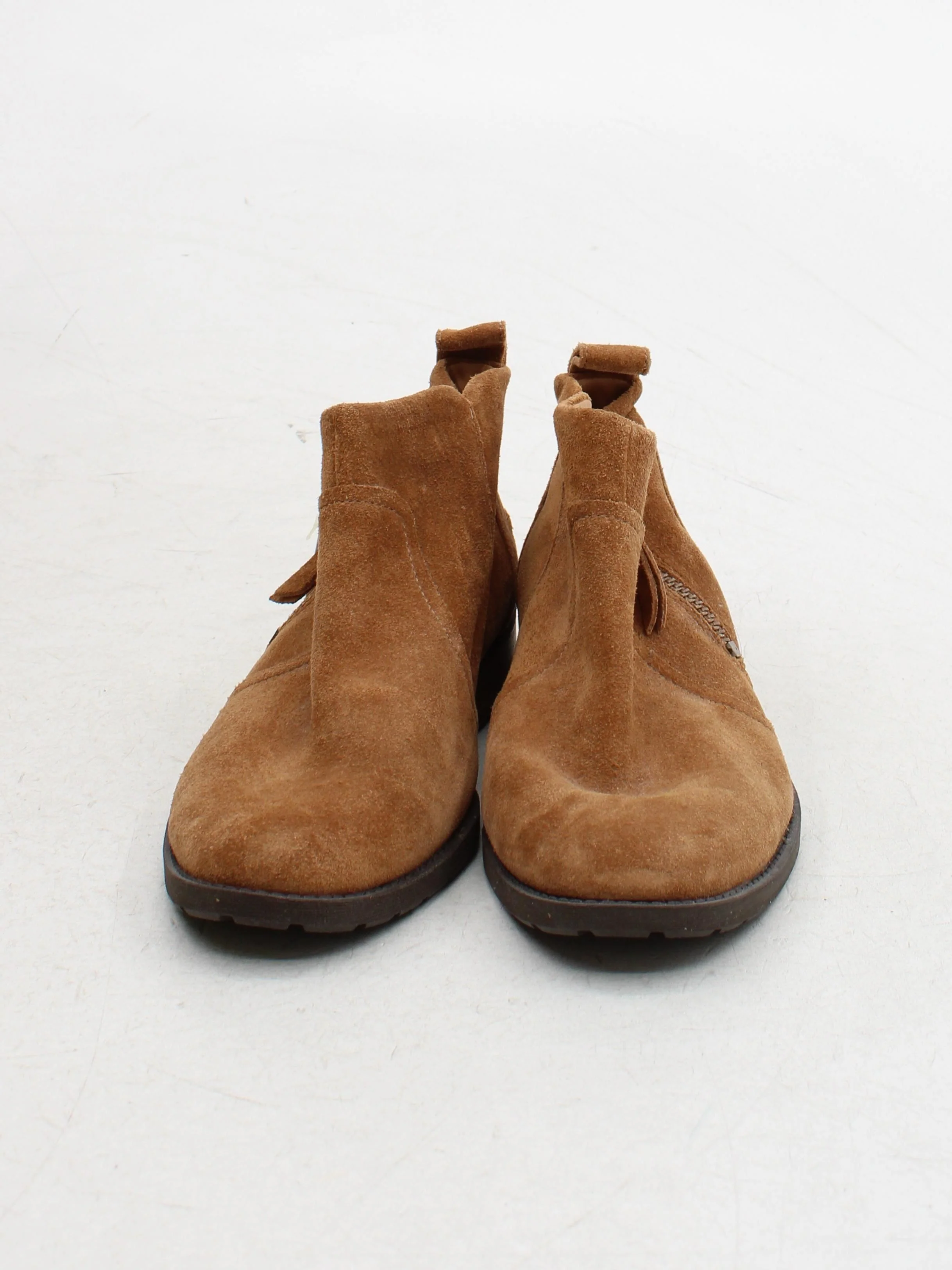 UGG Women's Boots UK 6.5 Tan 100% Suede Chelsea - Image 2