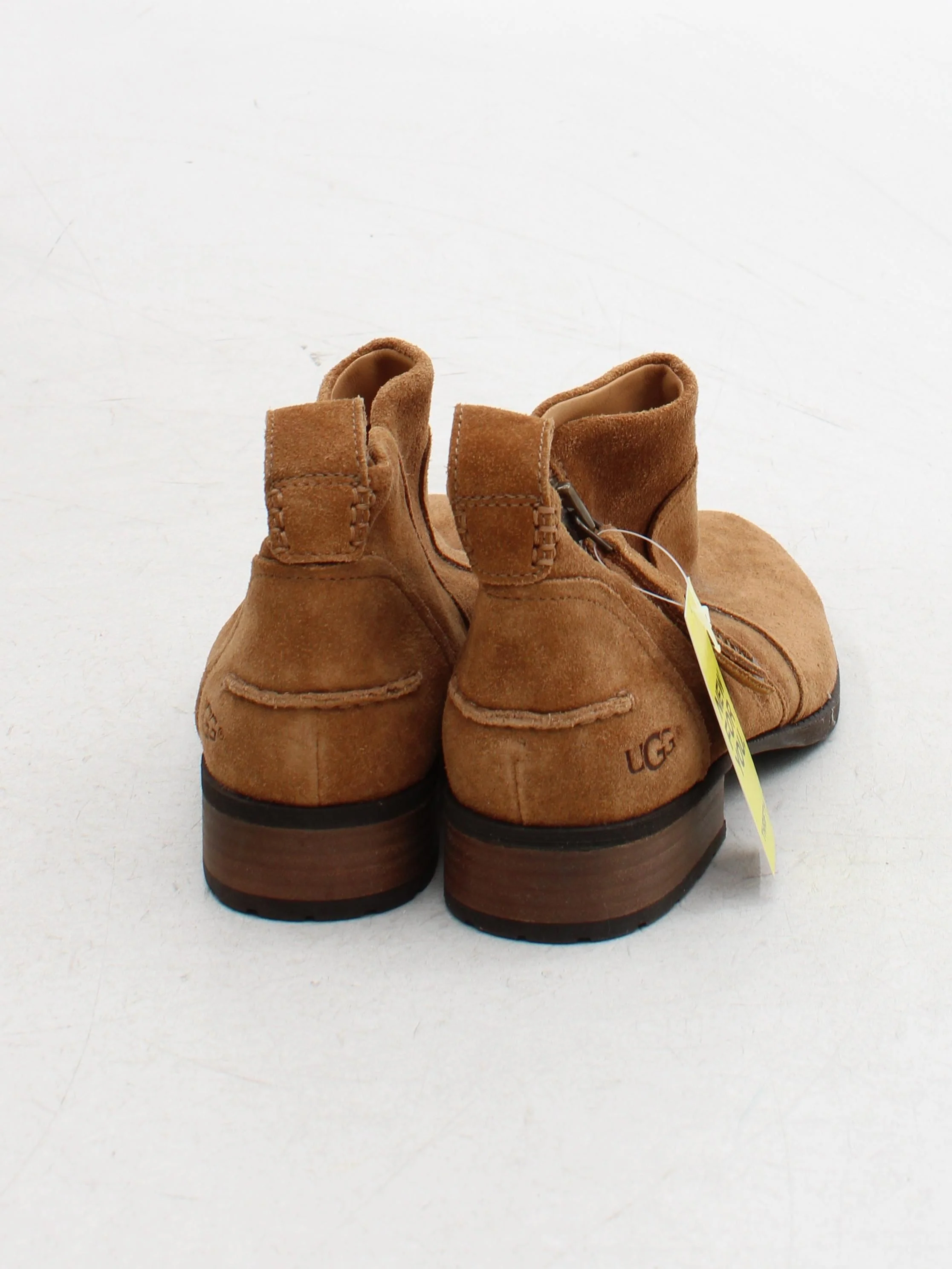 UGG Women's Boots UK 6.5 Tan 100% Suede Chelsea - Image 3