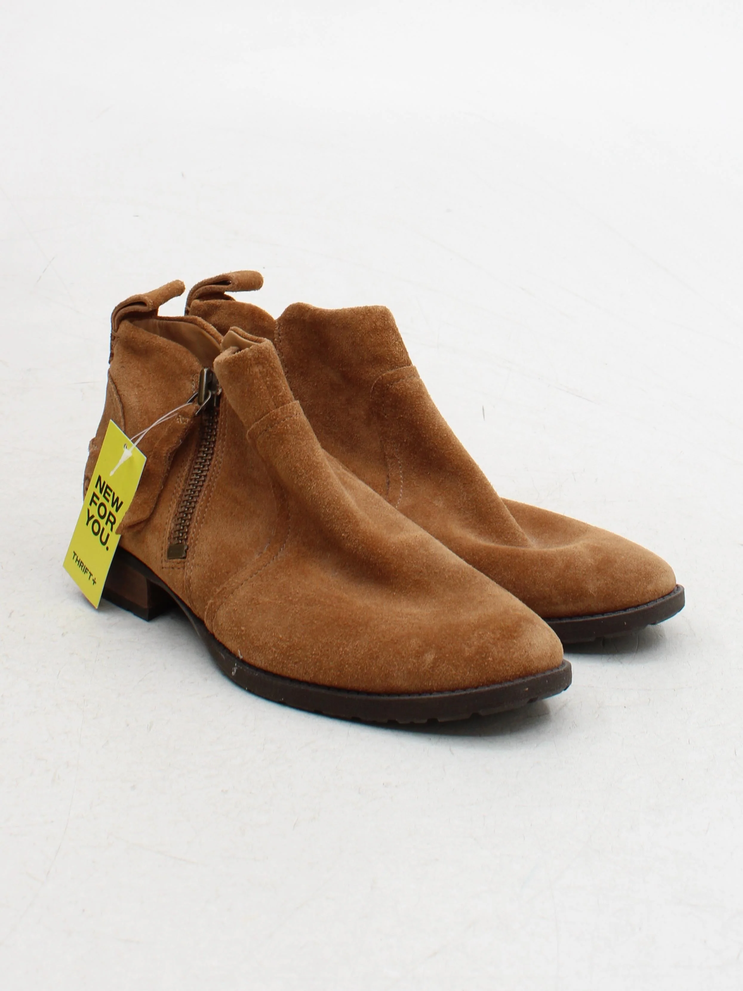 UGG Women's Boots UK 6.5 Tan 100% Suede Chelsea - Image 4
