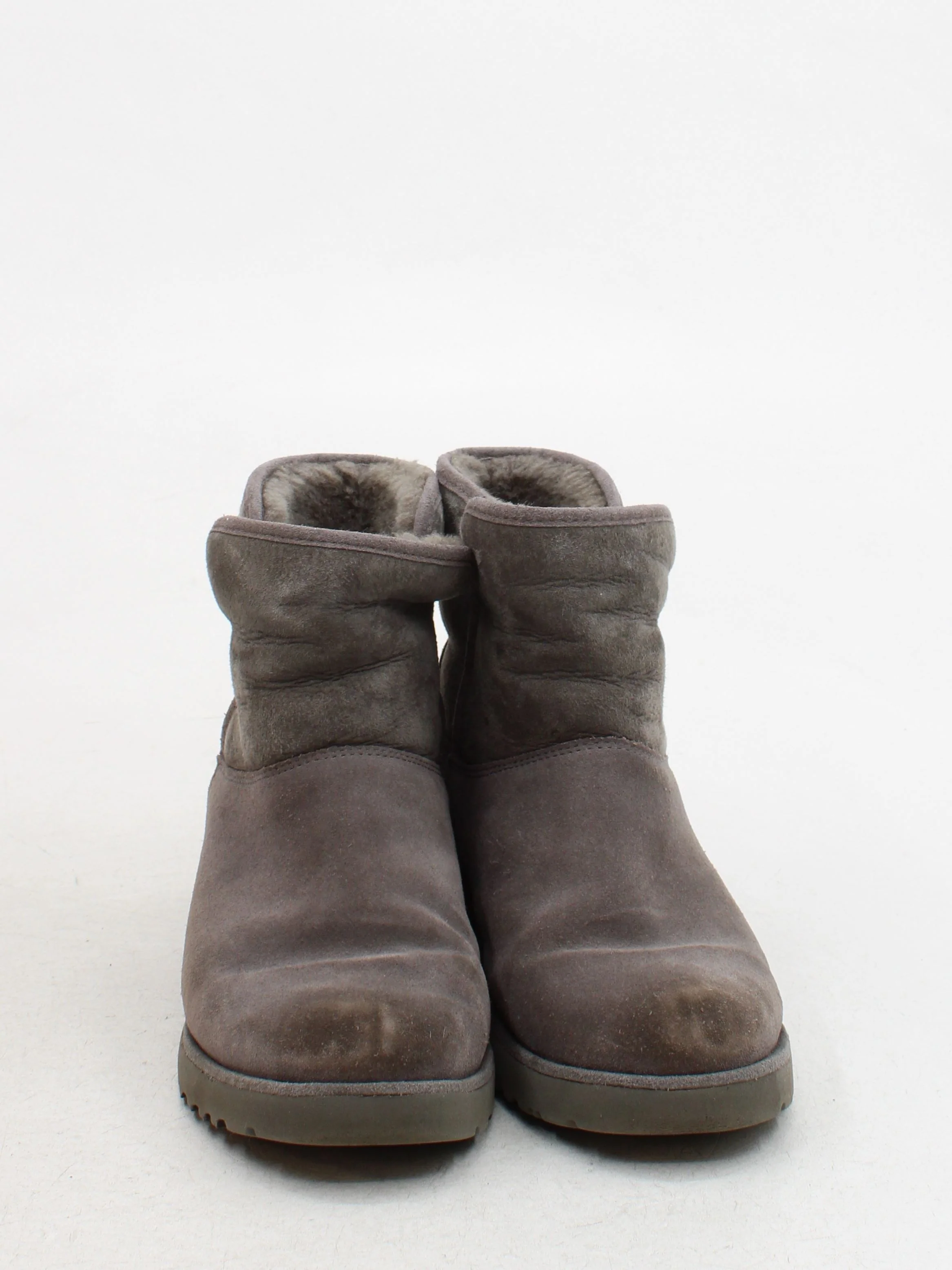 UGG Women's Boots UK 7 Grey 100% Other Desert - Image 2