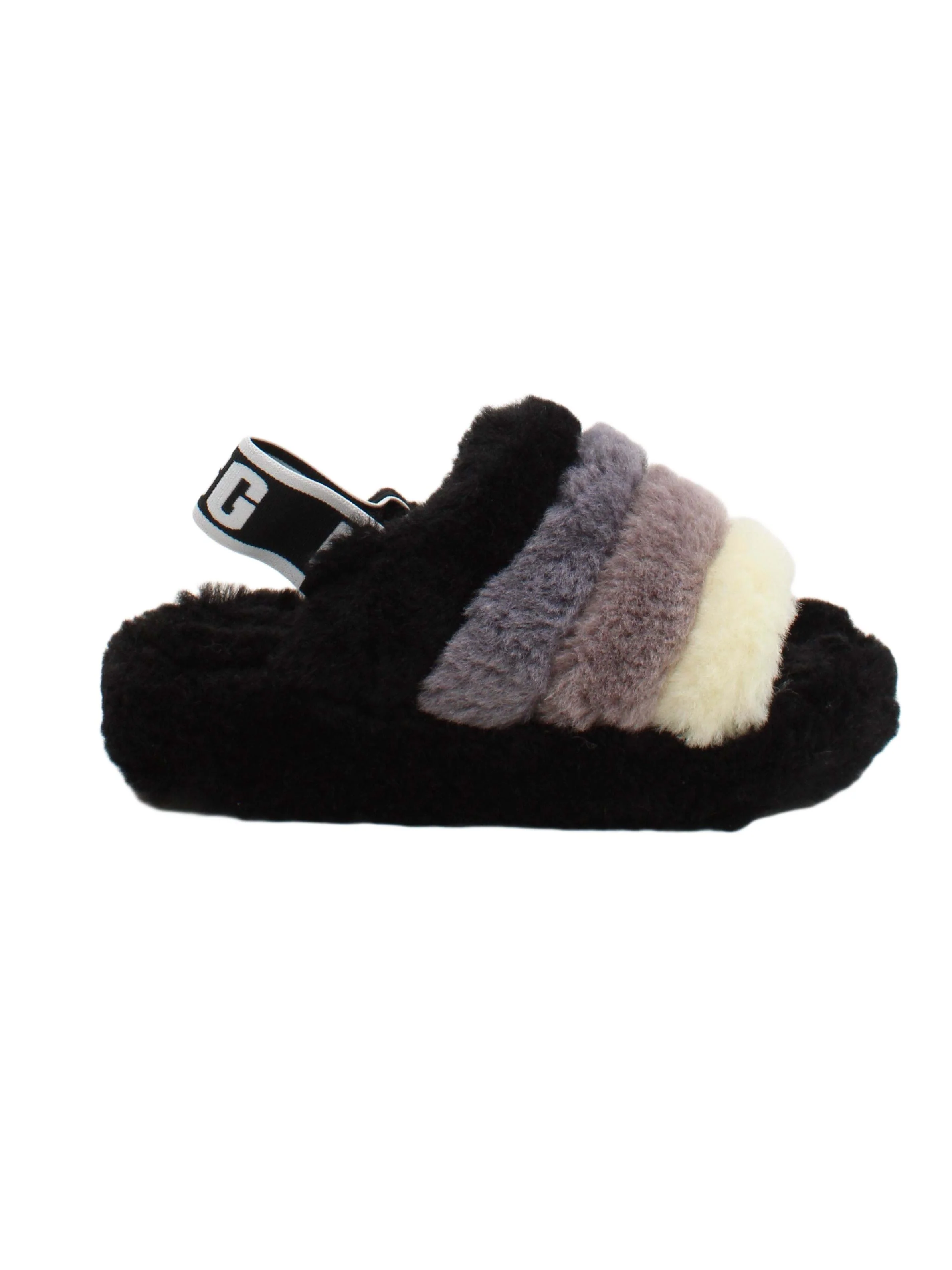 UGG Women's Sandals UK 4 Multi 100% Animal Fur Slider