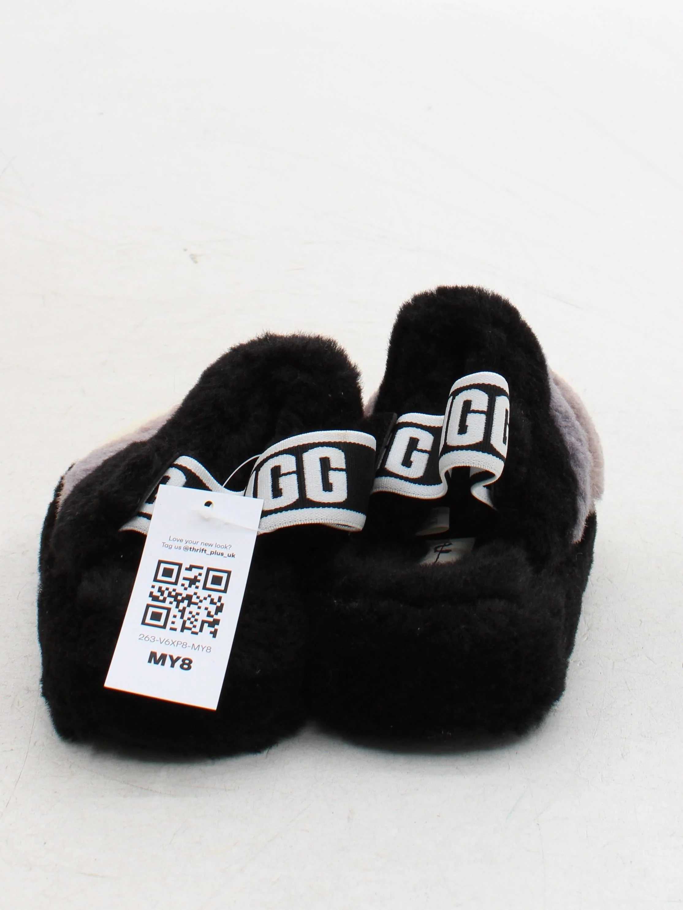 UGG Women's Sandals UK 4 Multi 100% Animal Fur Slider - Image 3