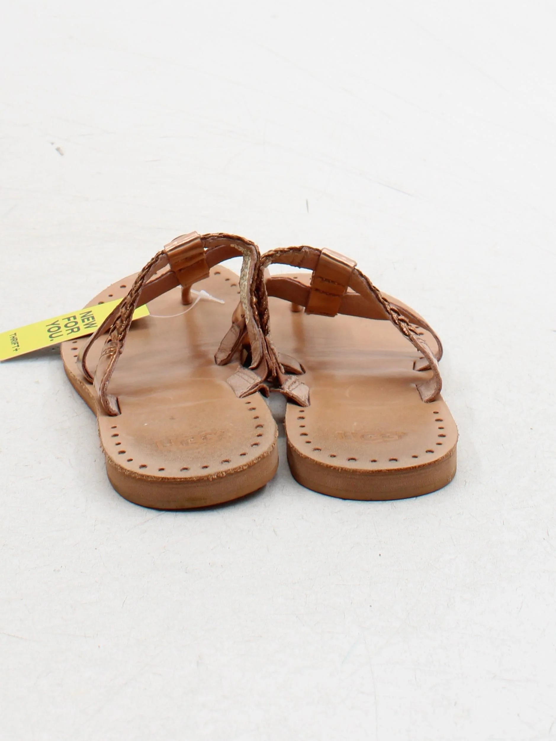 UGG Women's Sandals UK 5 Gold 100% Leather Flip-Flop - Image 3