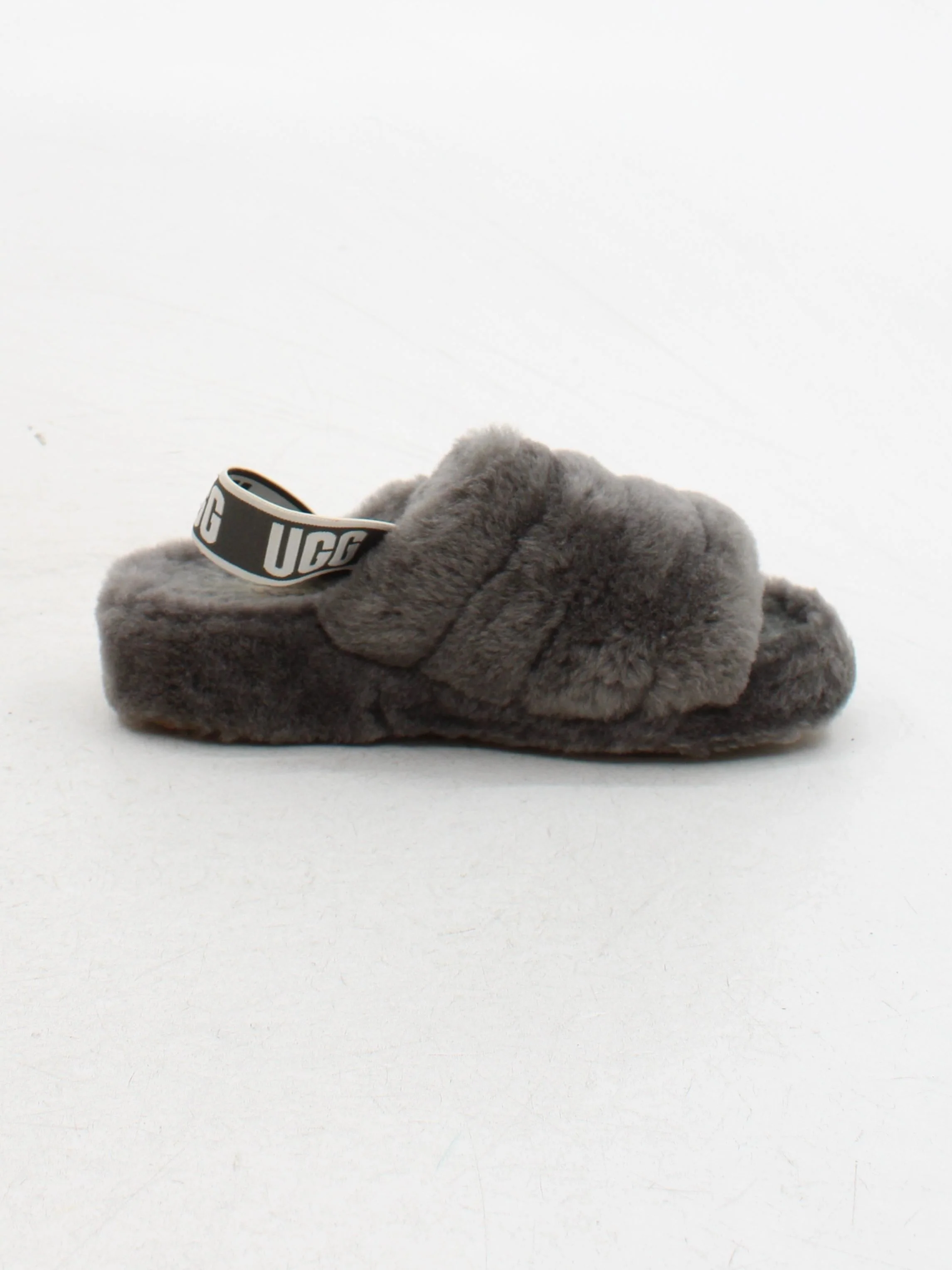 UGG Women's Sandals UK 5 Grey 100% Animal Fur Slider - Image 5