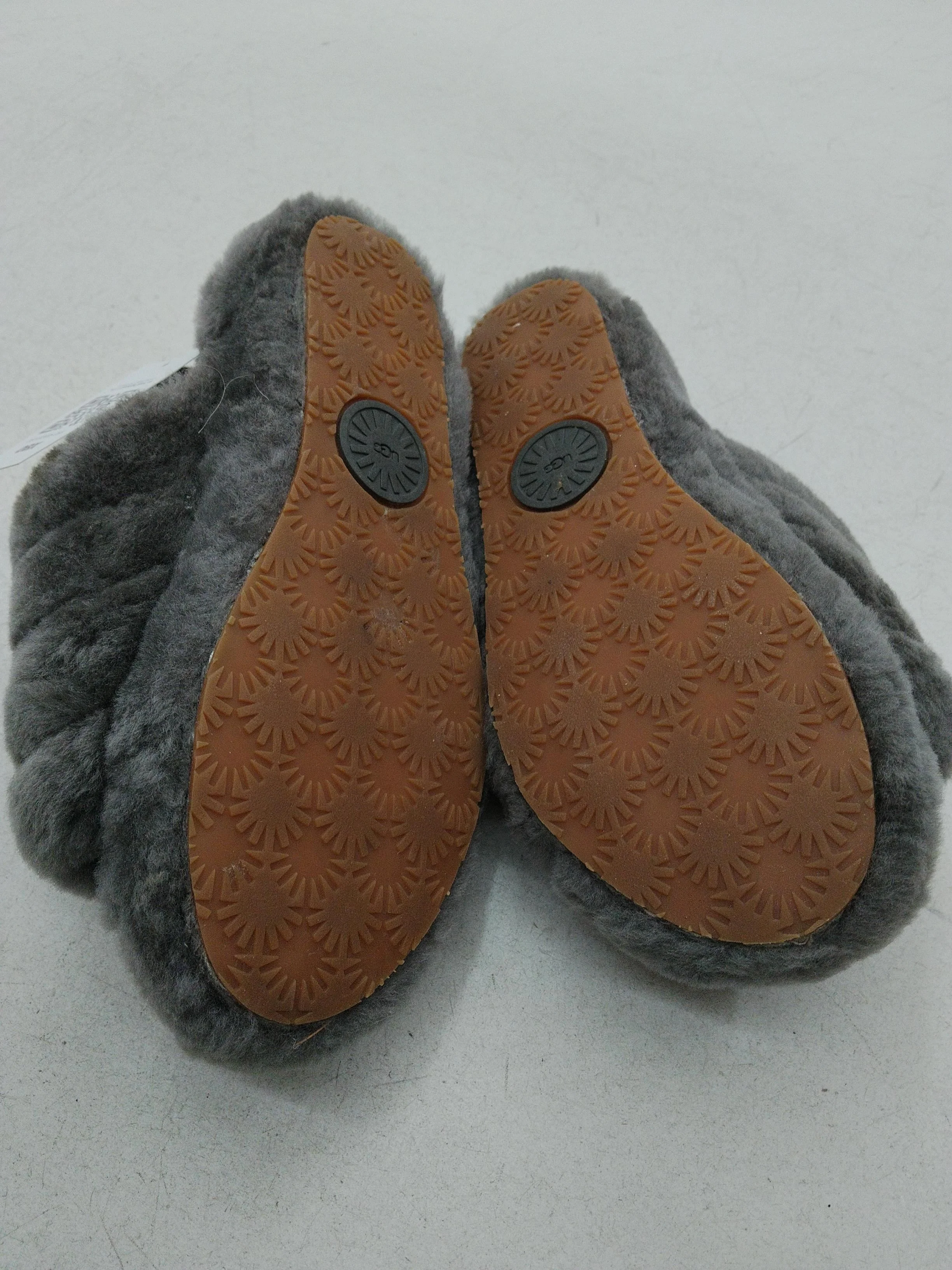 UGG Women's Sandals UK 5 Grey 100% Animal Fur Slider - Image 7