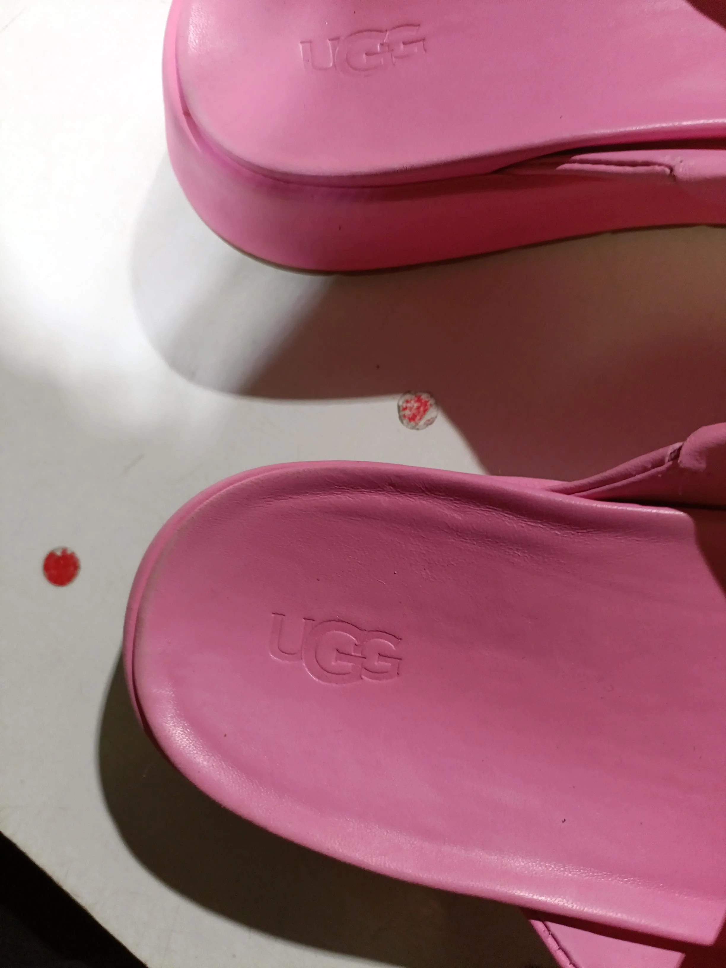 UGG Women's Sandals UK 6 Pink 100% Other Slider - Image 9