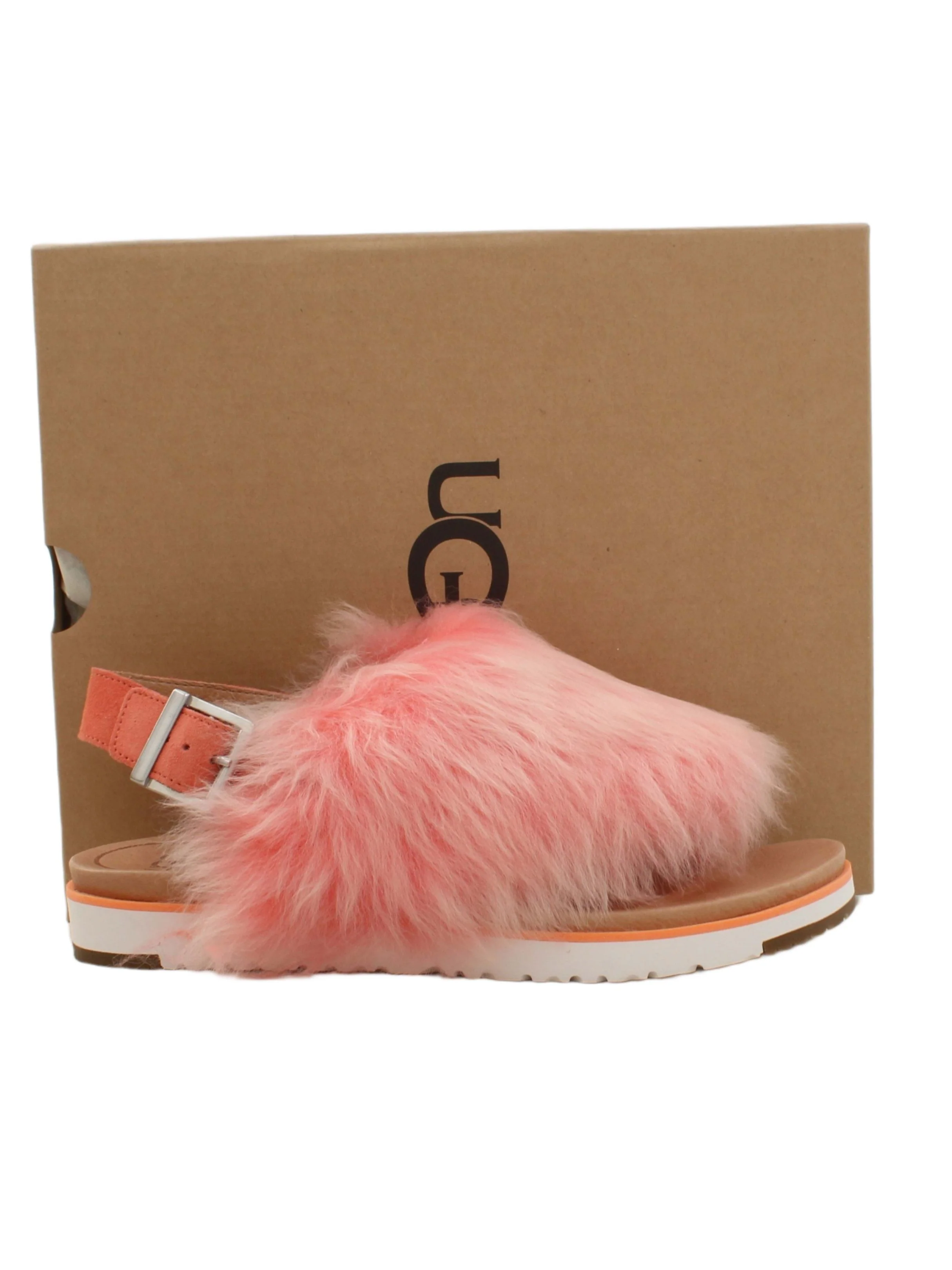 UGG Women's Sandals UK 8 Pink Leather with Other Strappy New with tags