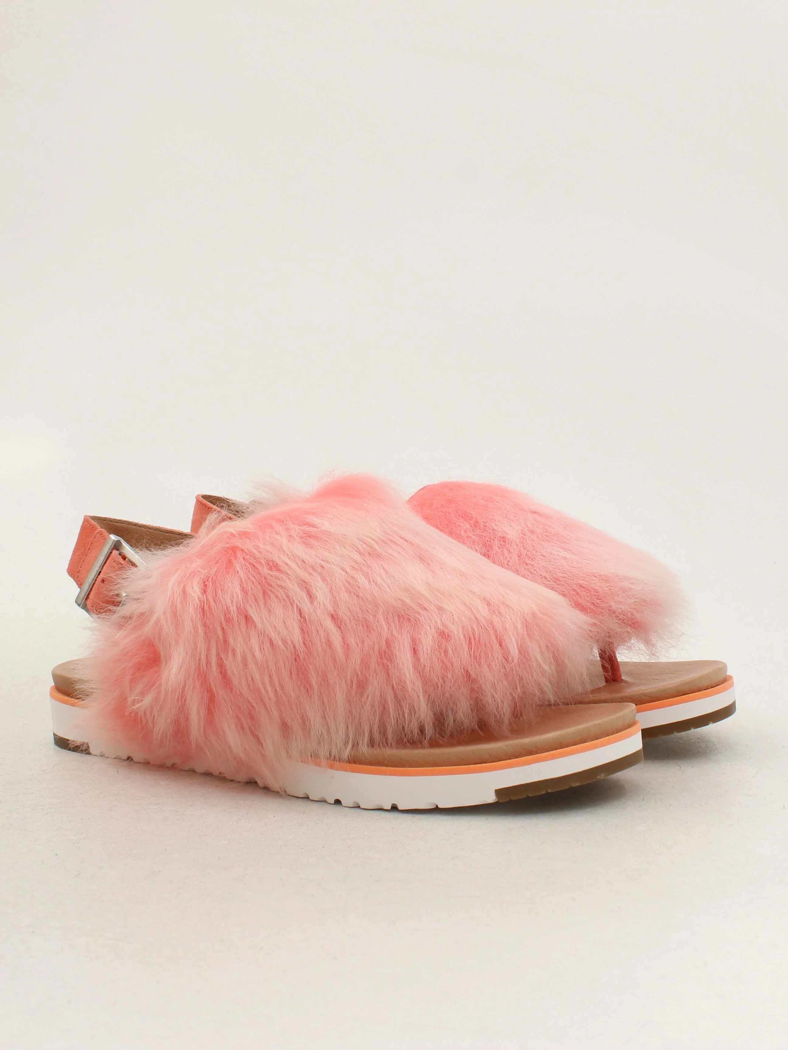 UGG Women's Sandals UK 8 Pink Leather with Other Strappy New with tags - Image 4